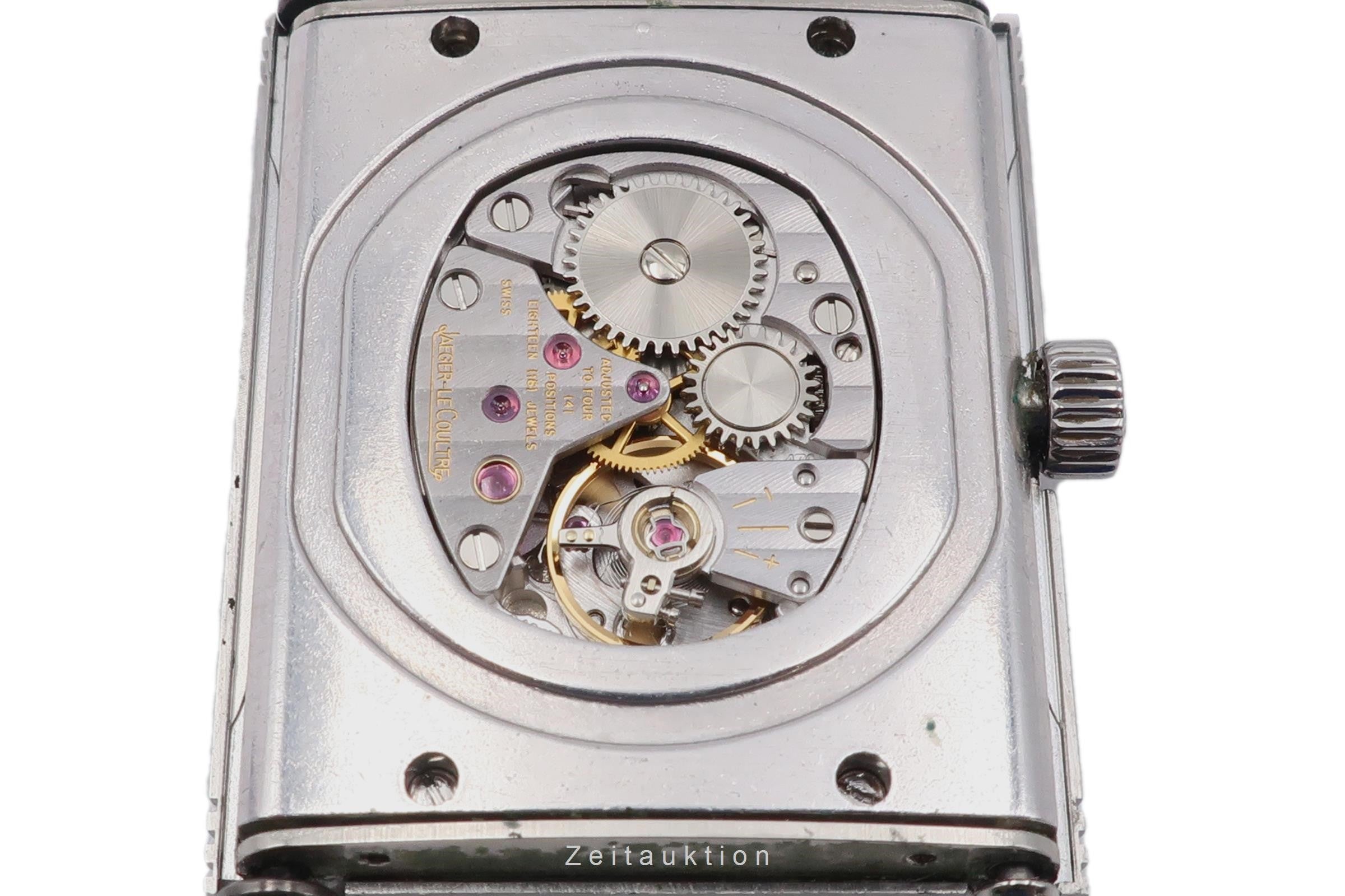 Jaeger LeCoultre Reverso acier à remontage manuel montre pour hommes Q2508410, 252.8.86 LP: 8450EUR  [2304358]