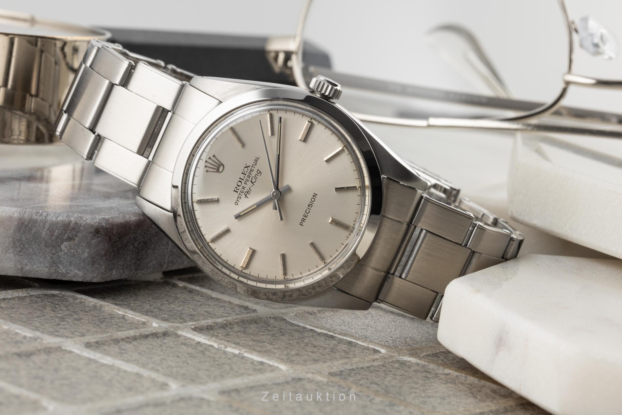 Rolex Oyster Perpetual Air King Precision Stahl Automatik Herrenuhr Ref. 5504  [2304380]