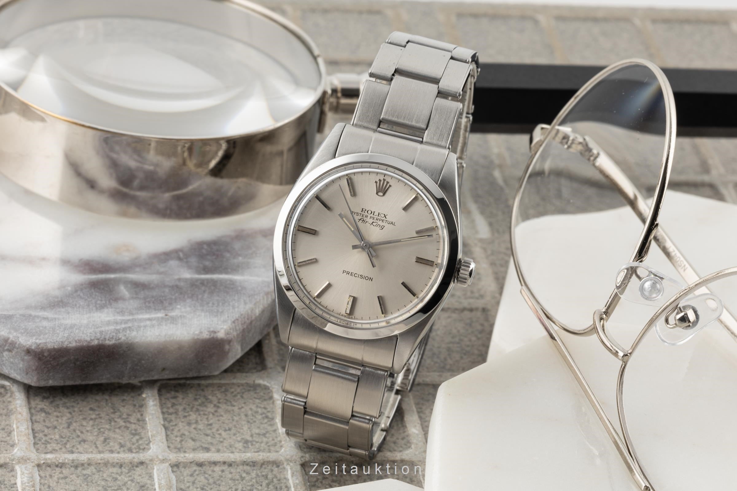 Rolex Oyster Perpetual Air King Precision Stahl Automatik Herrenuhr Ref. 5504  [2304380]