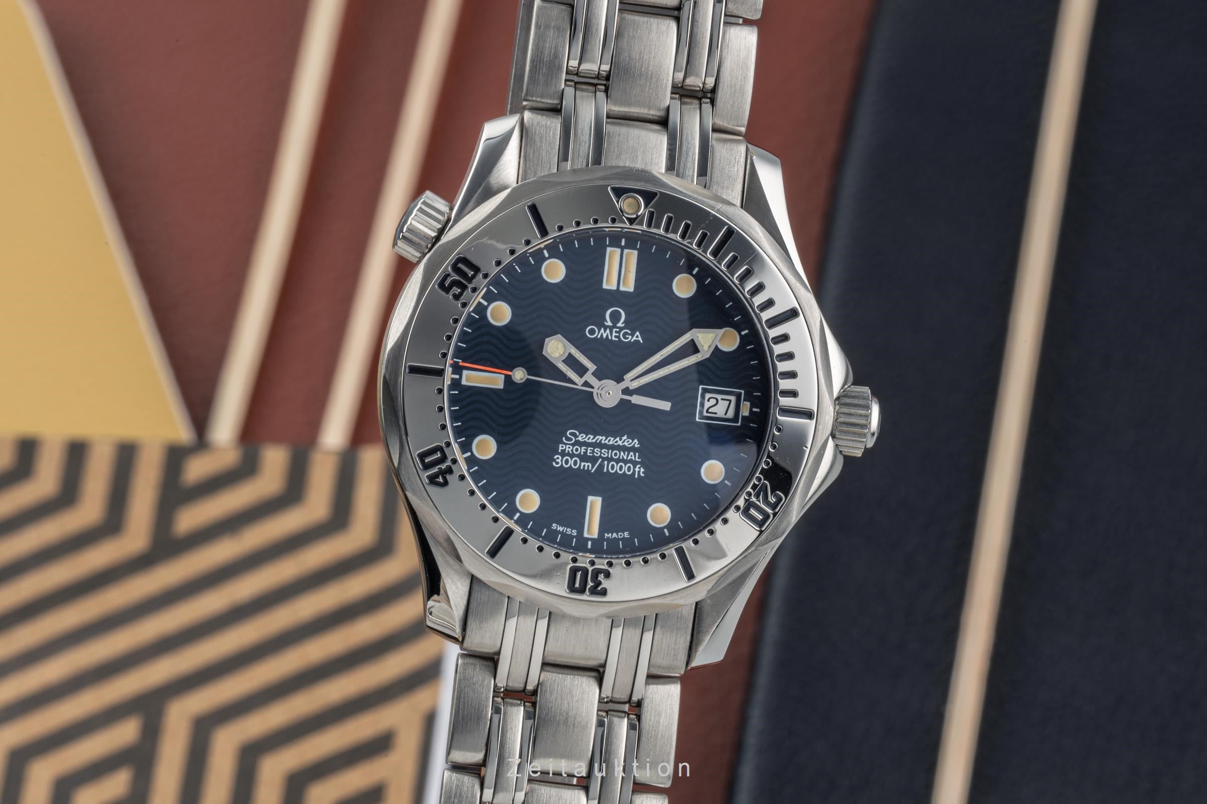 Omega Seamaster steel quartz men's watch 2562.80.00  [2304396]