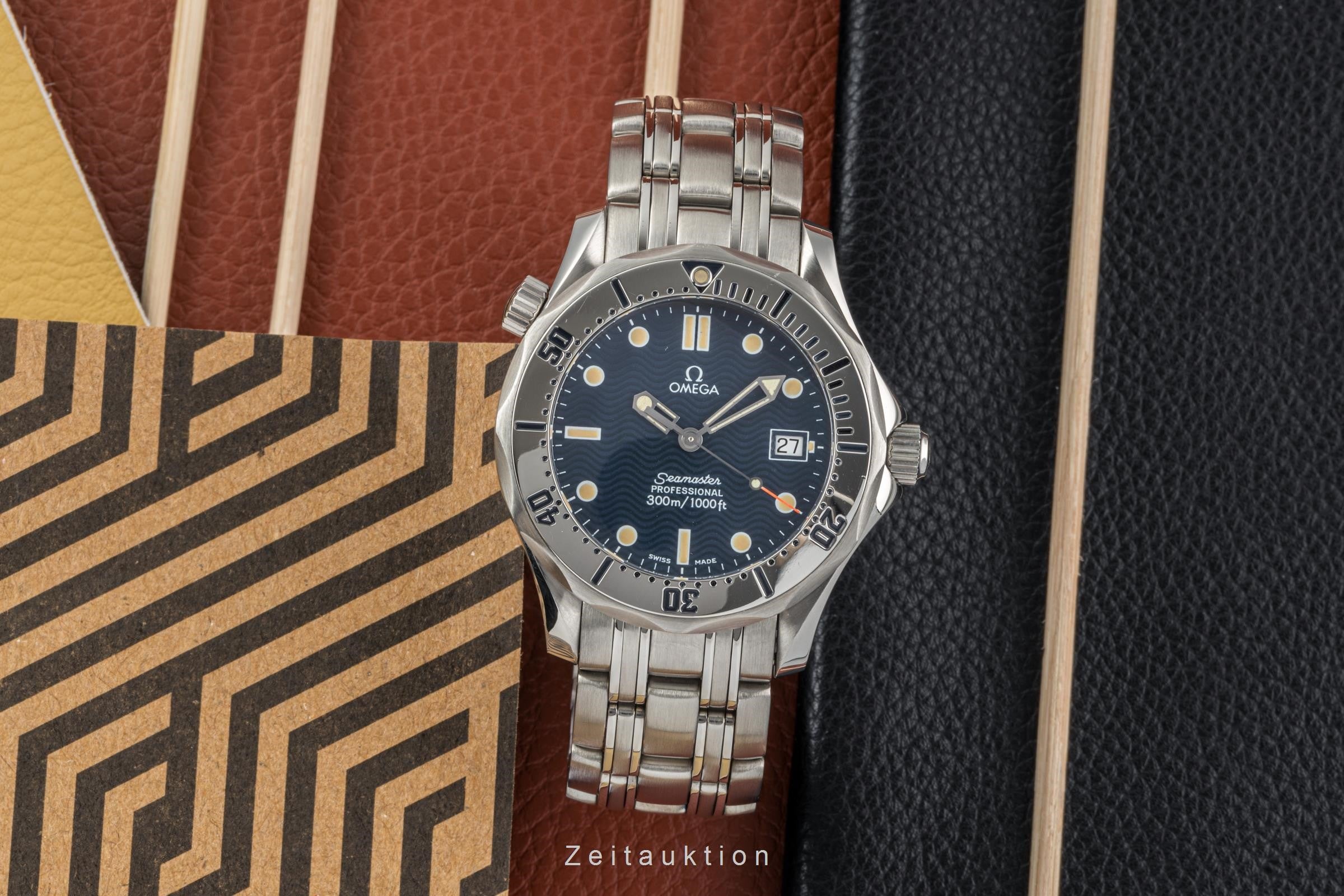 Omega Seamaster steel quartz men's watch 2562.80.00  [2304396]