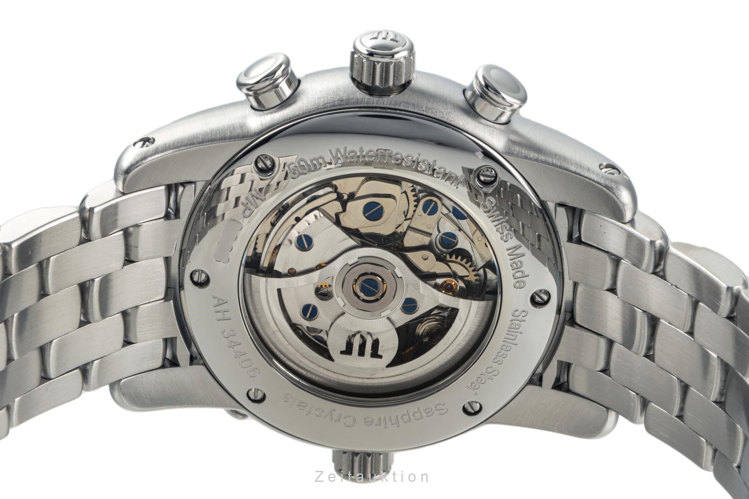 Maurice Lacroix Masterpiece Chrono Globe Chronograph Herrenuhr Ref. MP6398 B&P [2304432]