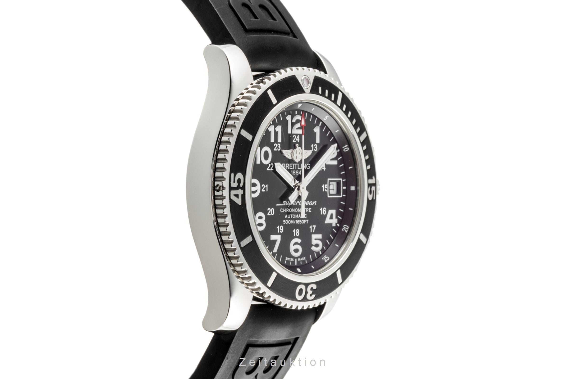 Breitling Superocean acciaio automatismo orologio da uomo A17365 LP: 3400EUR  [2304436]