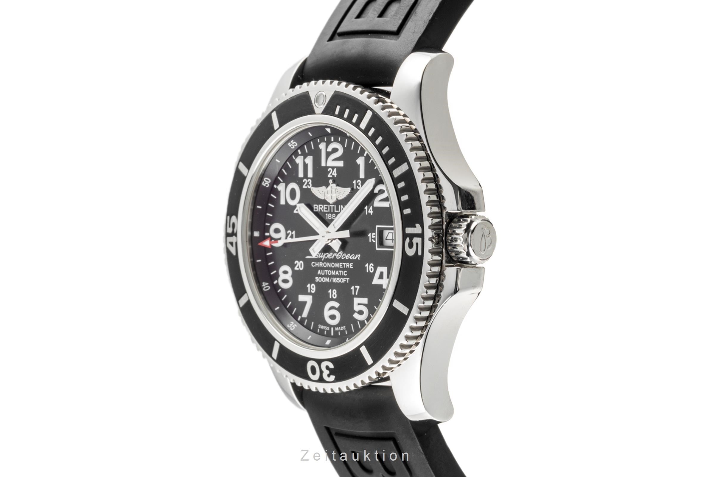 Breitling Superocean acciaio automatismo orologio da uomo A17365 LP: 3400EUR  [2304436]