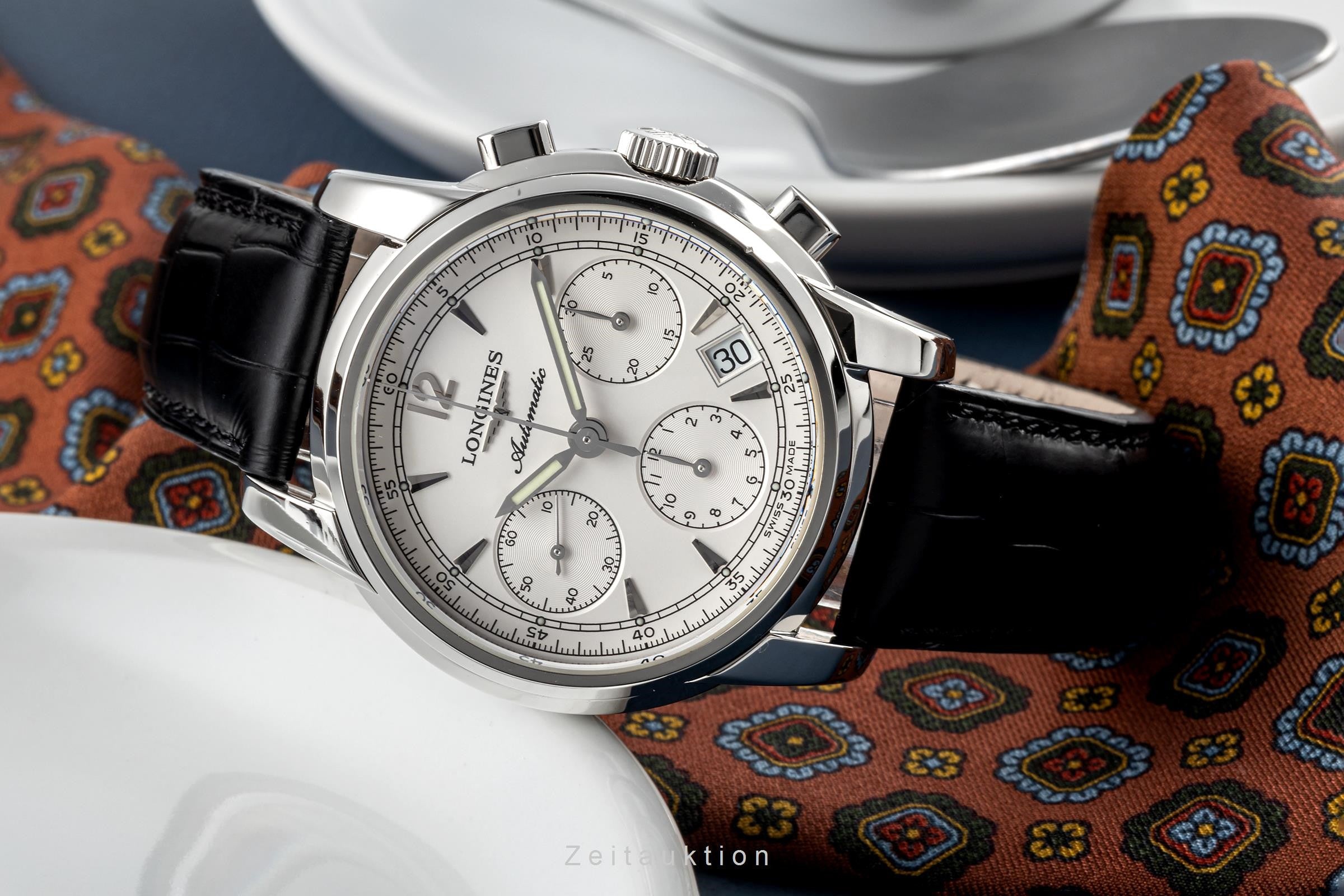 Longines Saint-Imier chronographe acier automatique L
