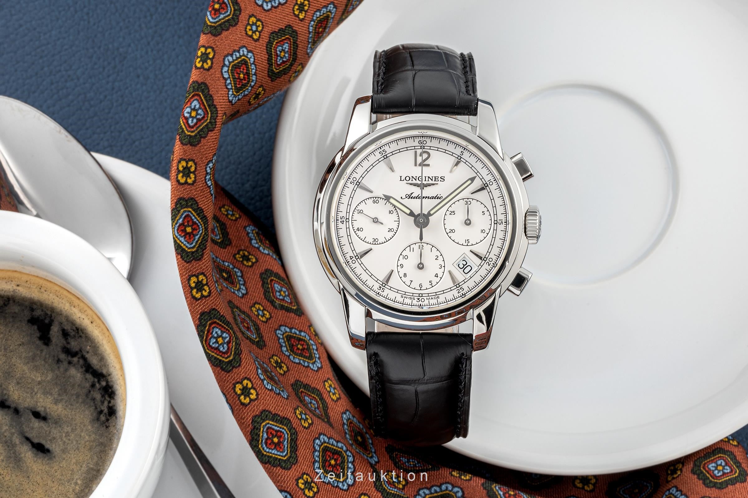 Longines Saint-Imier Chronograph Edelstahl Automatik Herrenuhr Ref. L2.753.4  [2304438]