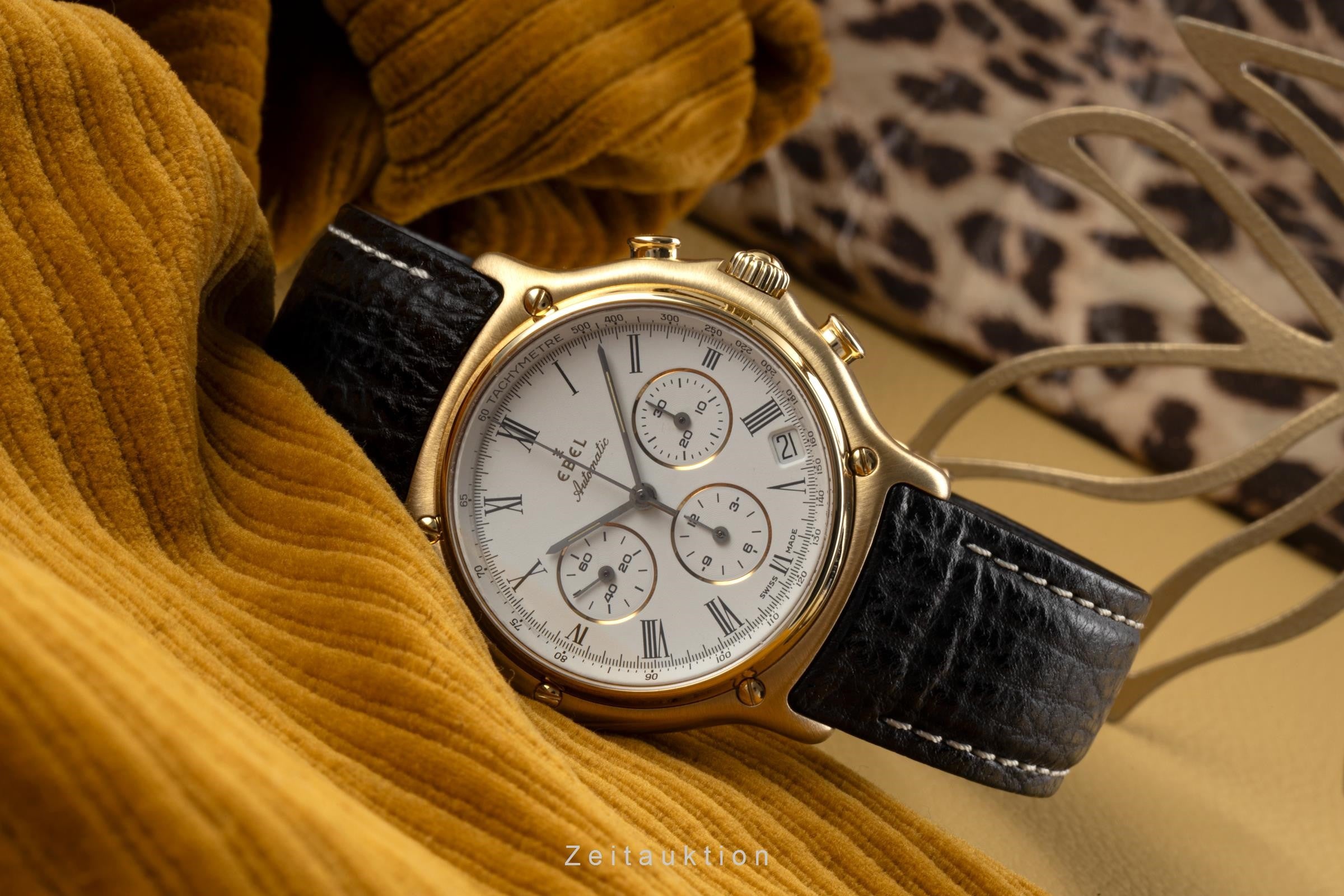 Ebel 1911 chronograph 18 ct gold automatic 134 8134901