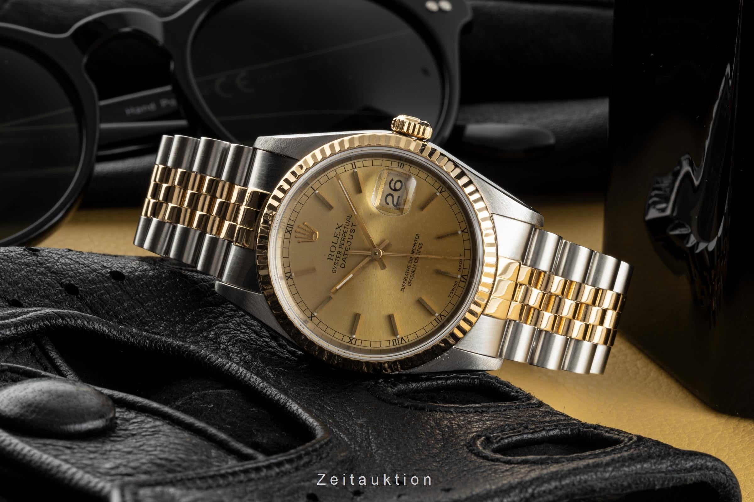 Rolex Datejust acciaio / oro automatismo orologio da uomo 16233 LP: 12450EUR  [2304451]
