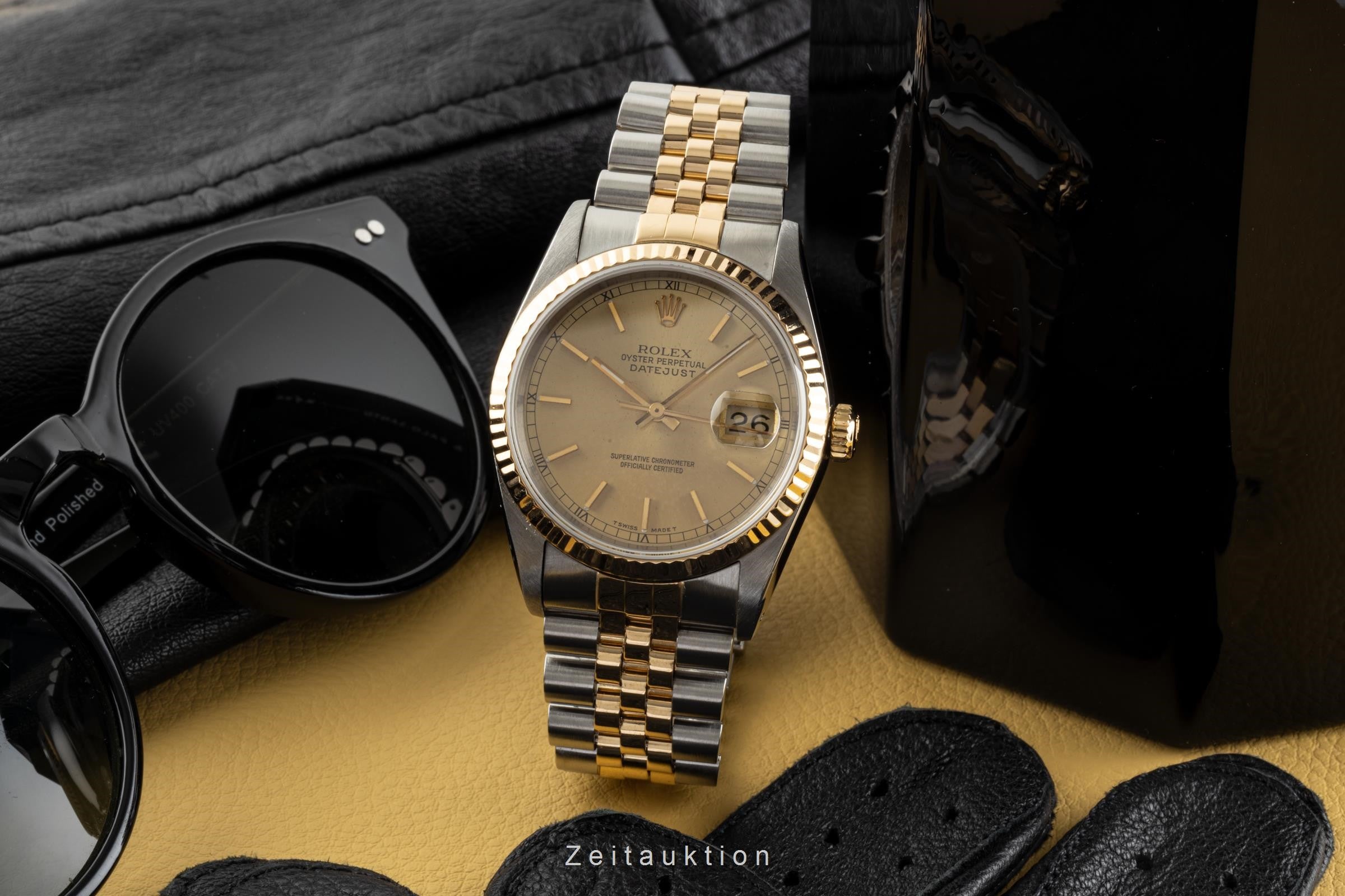 Rolex Datejust acciaio / oro automatismo orologio da uomo 16233 LP: 12450EUR  [2304451]