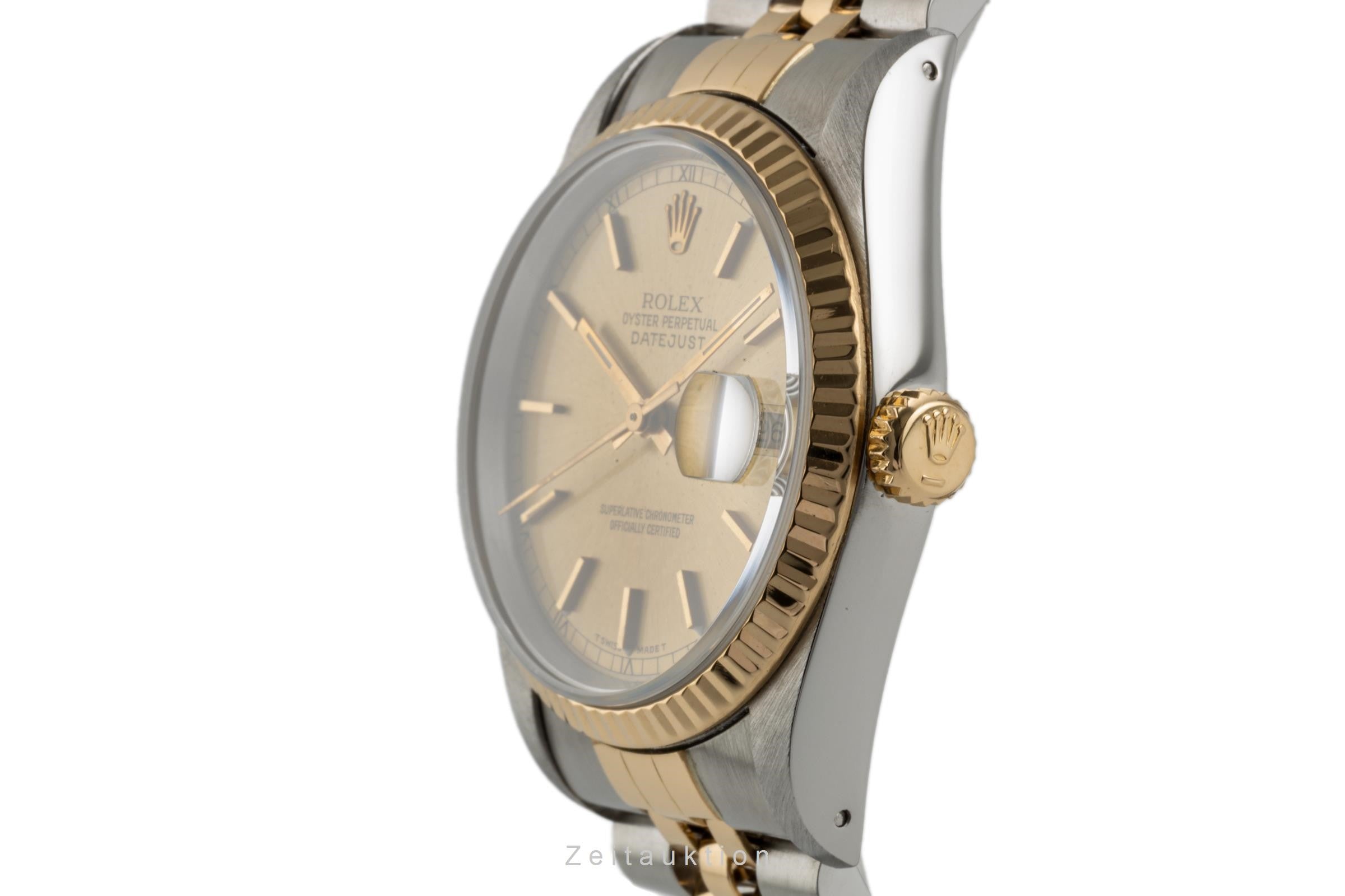 Rolex Datejust acciaio / oro automatismo orologio da uomo 16233 LP: 12450EUR  [2304451]