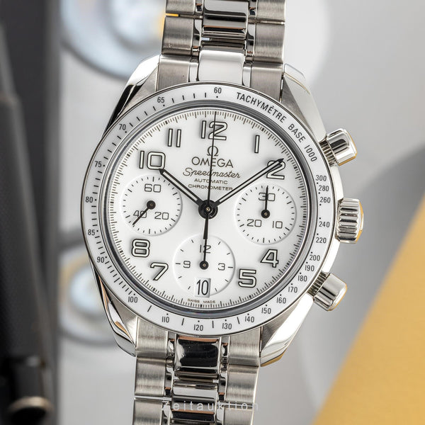 Omega Speedmaster cronógrafo acero automático reloj para caballeros 324.30.38.40.04.001 LP: 7300EUR  [2304520]