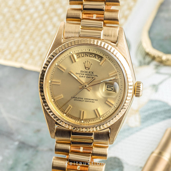 Rolex Day-Date 18k (0,750) Gelbgold Automatik Herrenuhr Ref. 1803 VP: 34400,- € [2304527]