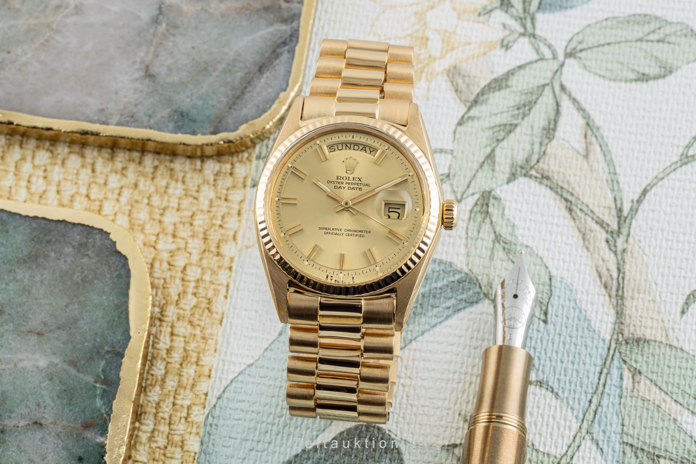 Rolex Day-Date 18k (0,750) Gelbgold Automatik Herrenuhr Ref. 1803 VP: 34400,- € [2304527]