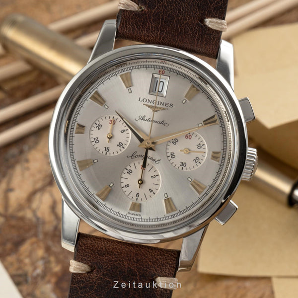 Longines Conquest Heritage Chronograph Automatik Herrenuhr L1.641.4 Klassiker [2304532]