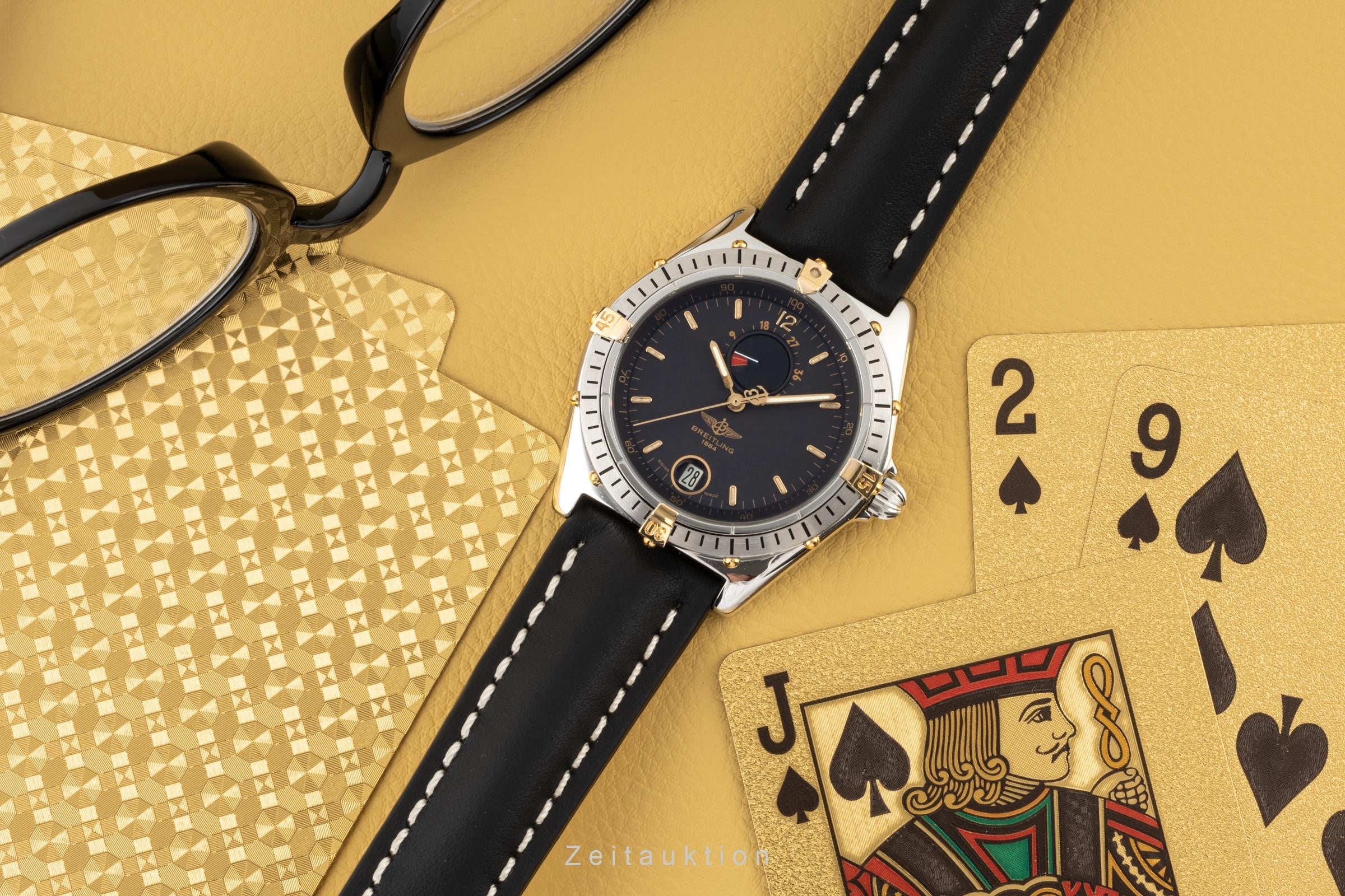 Breitling Windrider steel / gold automatic men's watch B14047, 81980  [2304534]