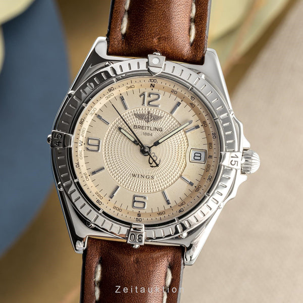 Breitling Wings steel automatic men's watch A10050  [2304536]