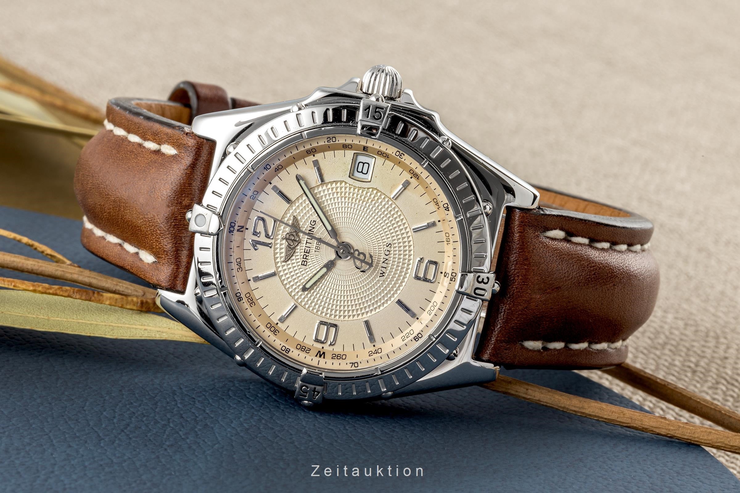 Breitling Wings steel automatic men's watch A10050  [2304536]