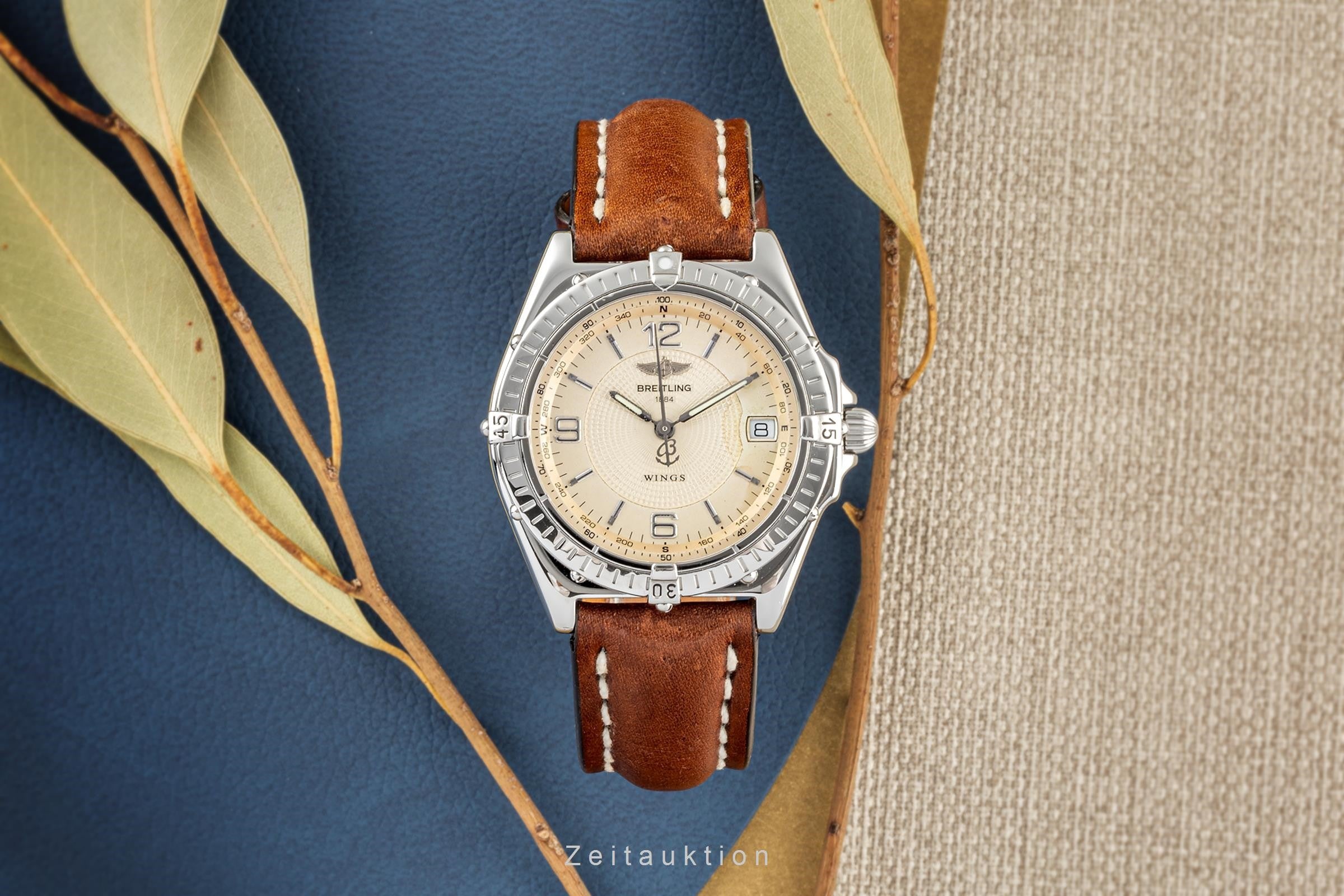 Breitling Wings steel automatic men's watch A10050  [2304536]