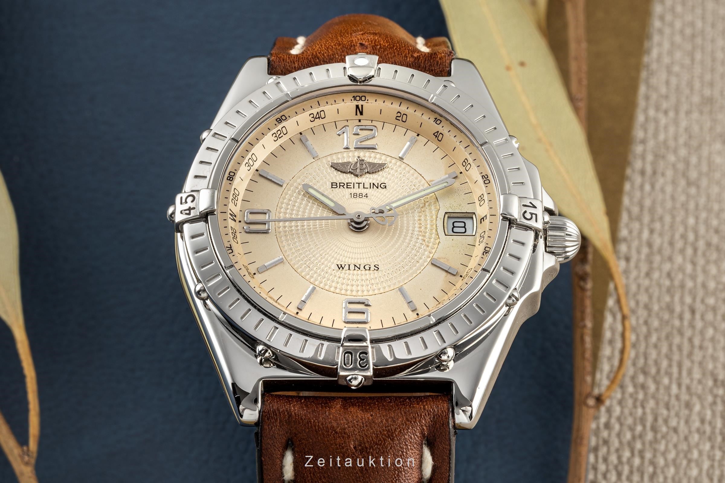 Breitling Wings steel automatic men's watch A10050  [2304536]