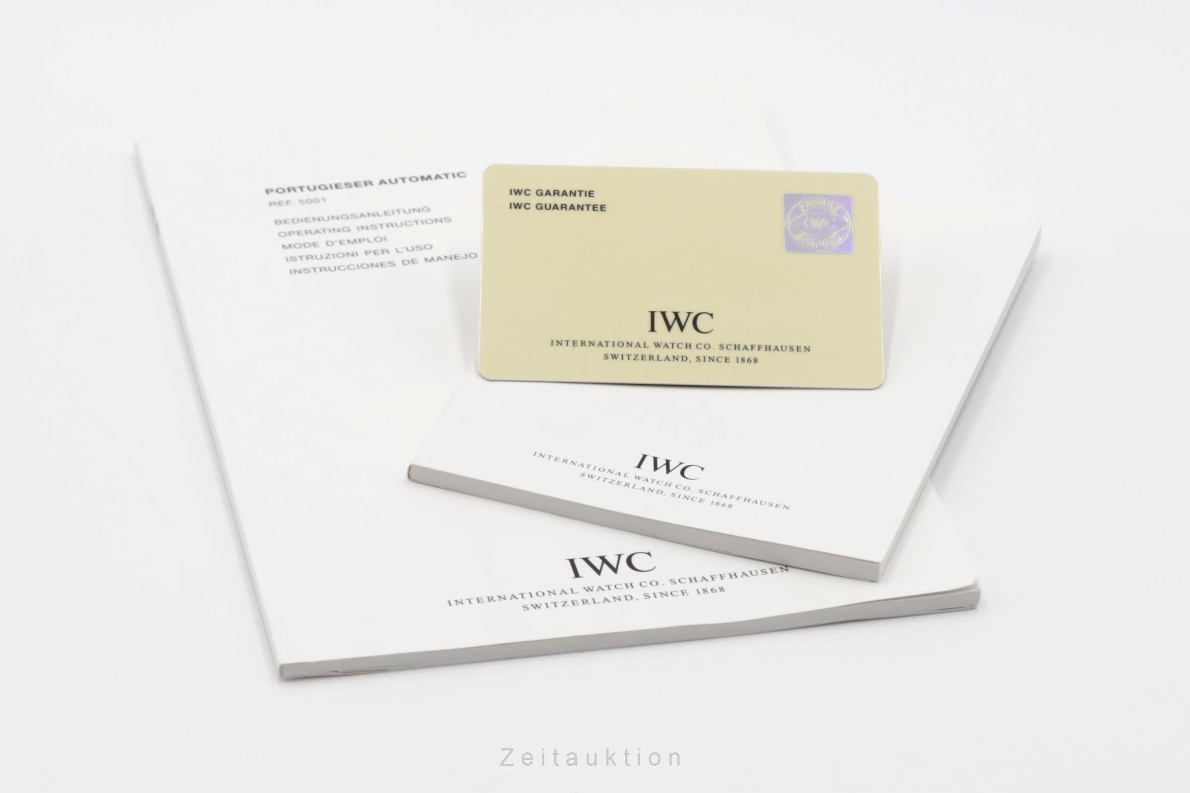 IWC Portugieser acier automatique montre pour hommes IW500114 LP: 13300EUR  [2304582]