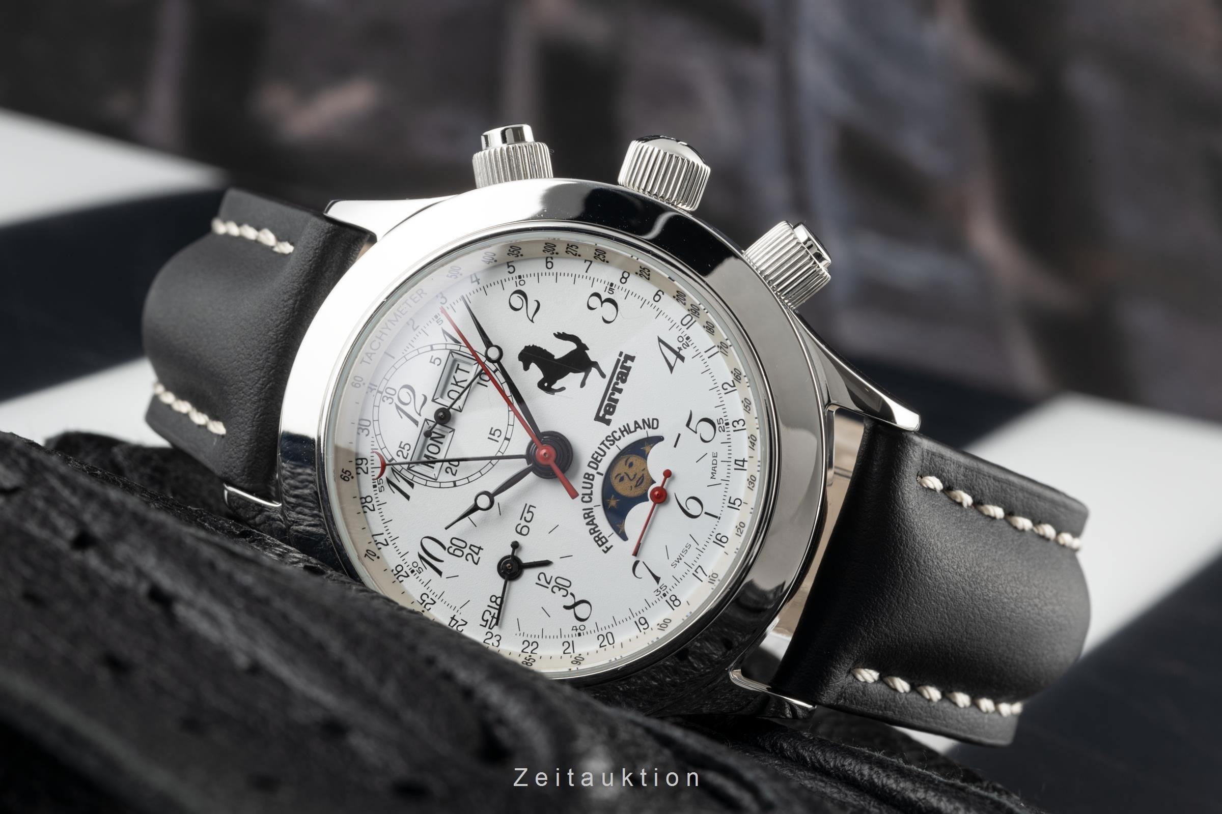 Sinn 6026 St Ferrari Club Deutschland Chronograph Stahl Automatik Ref. 6026.010 [2304583]