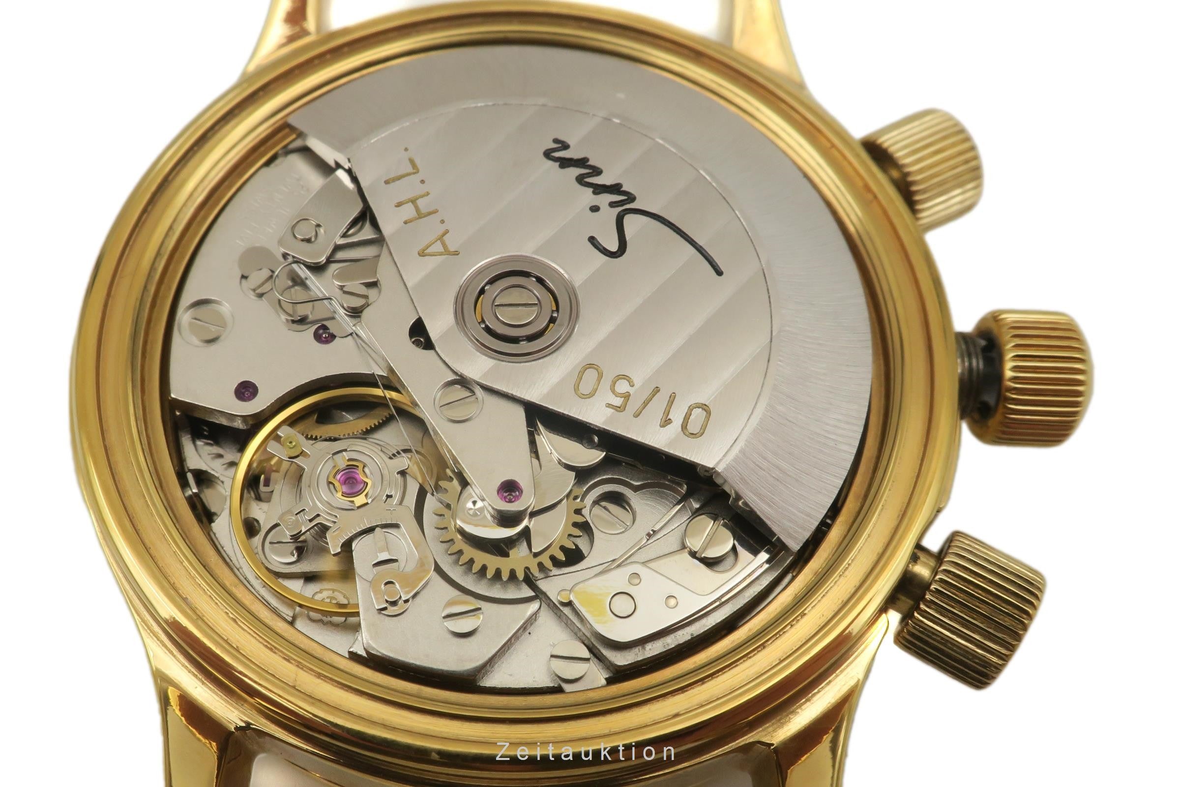 Sinn 6026 chronograph gilt / steel automatic men's watch 6026PL Limited  [2304584]