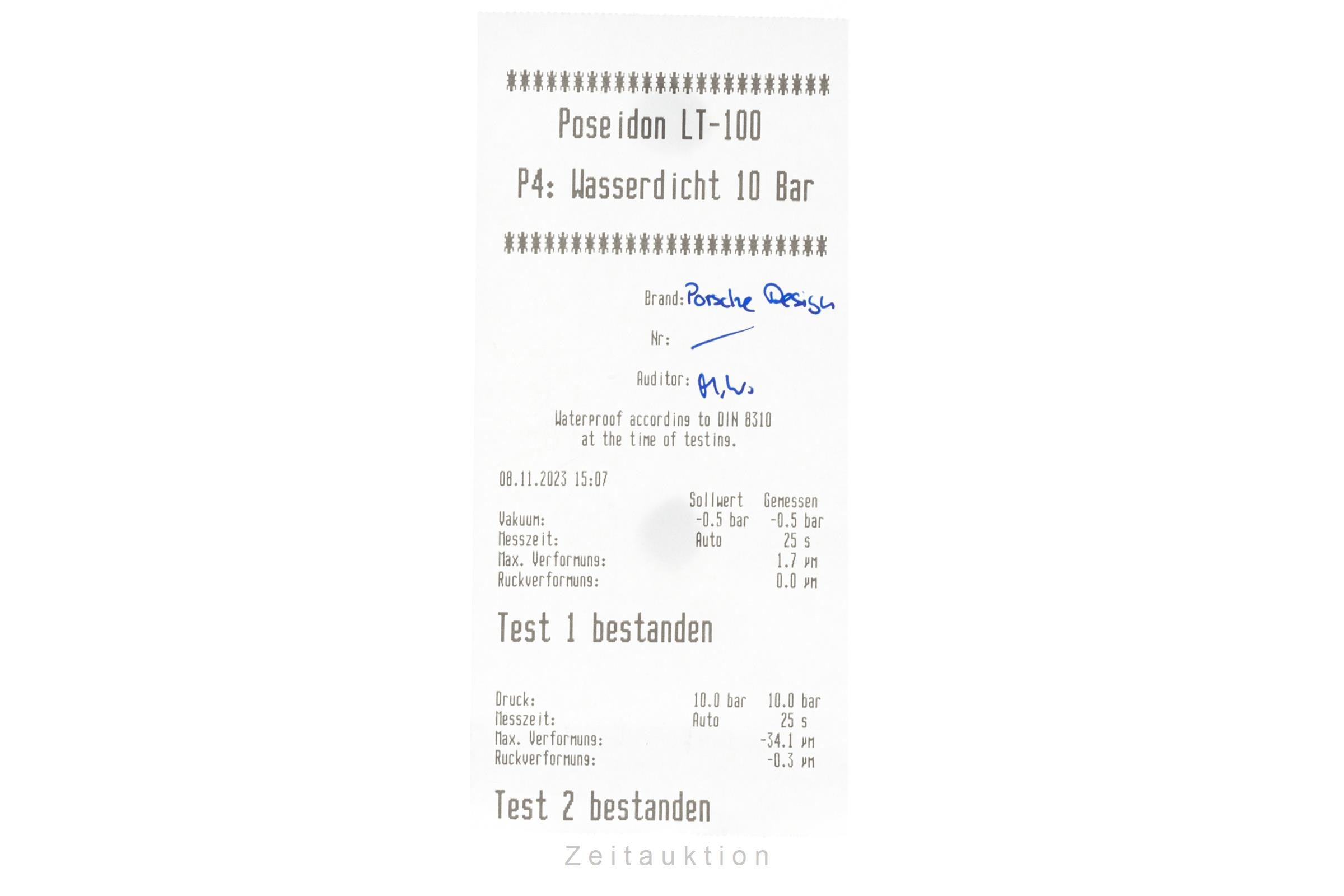 Porsche Design P10 chronograph steel automatic men's watch 6605.41  [2304588]