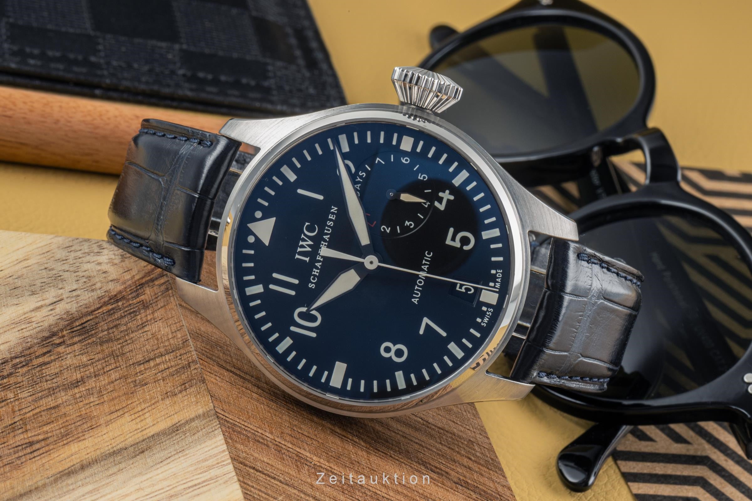 IWC Schaffhausen Big Pilot 7 Days Flieger Automatik Stahl Herrenuhr Ref. IW5004 [2304596]
