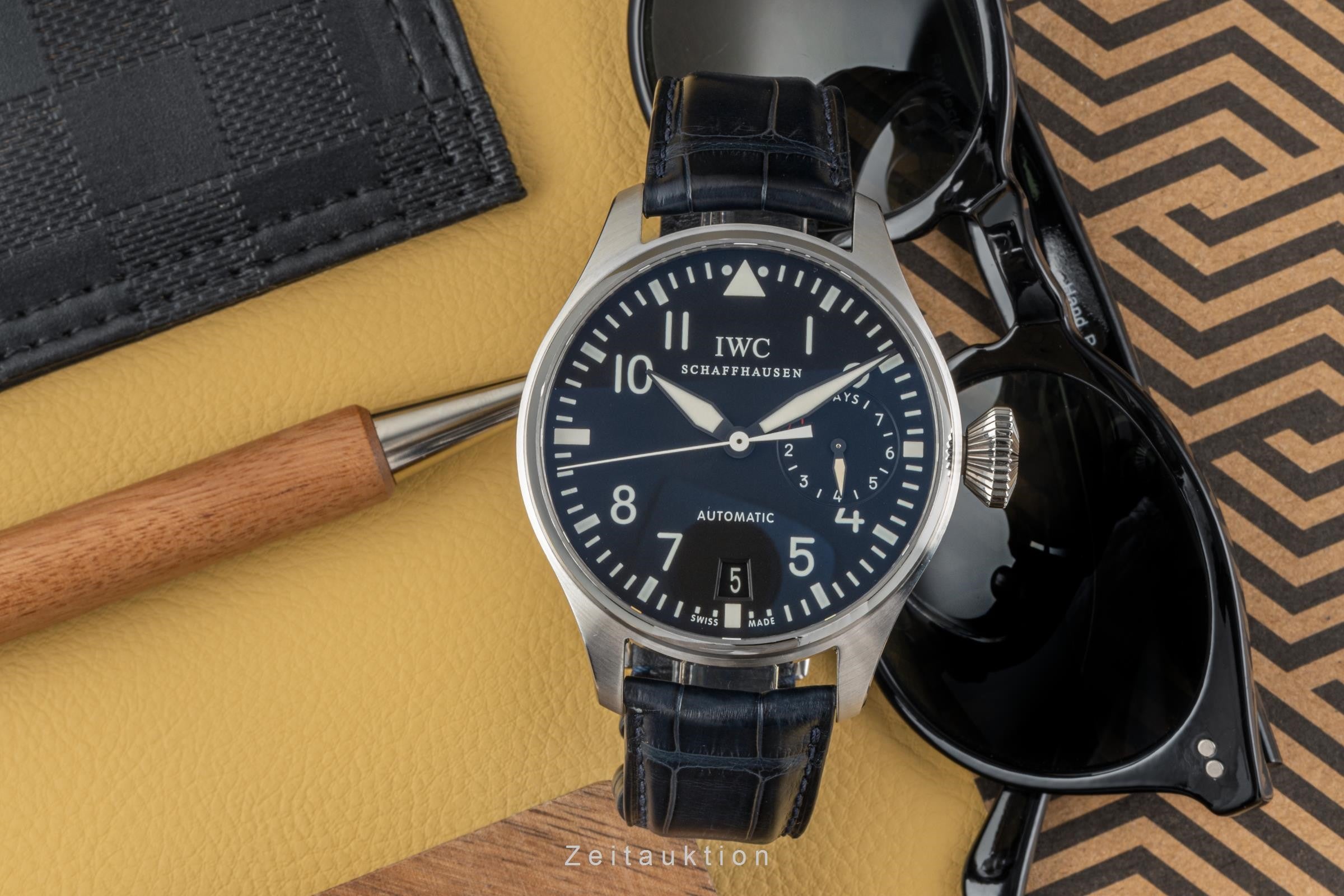 IWC Schaffhausen Big Pilot 7 Days Flieger Automatik Stahl Herrenuhr Ref. IW5004 [2304596]