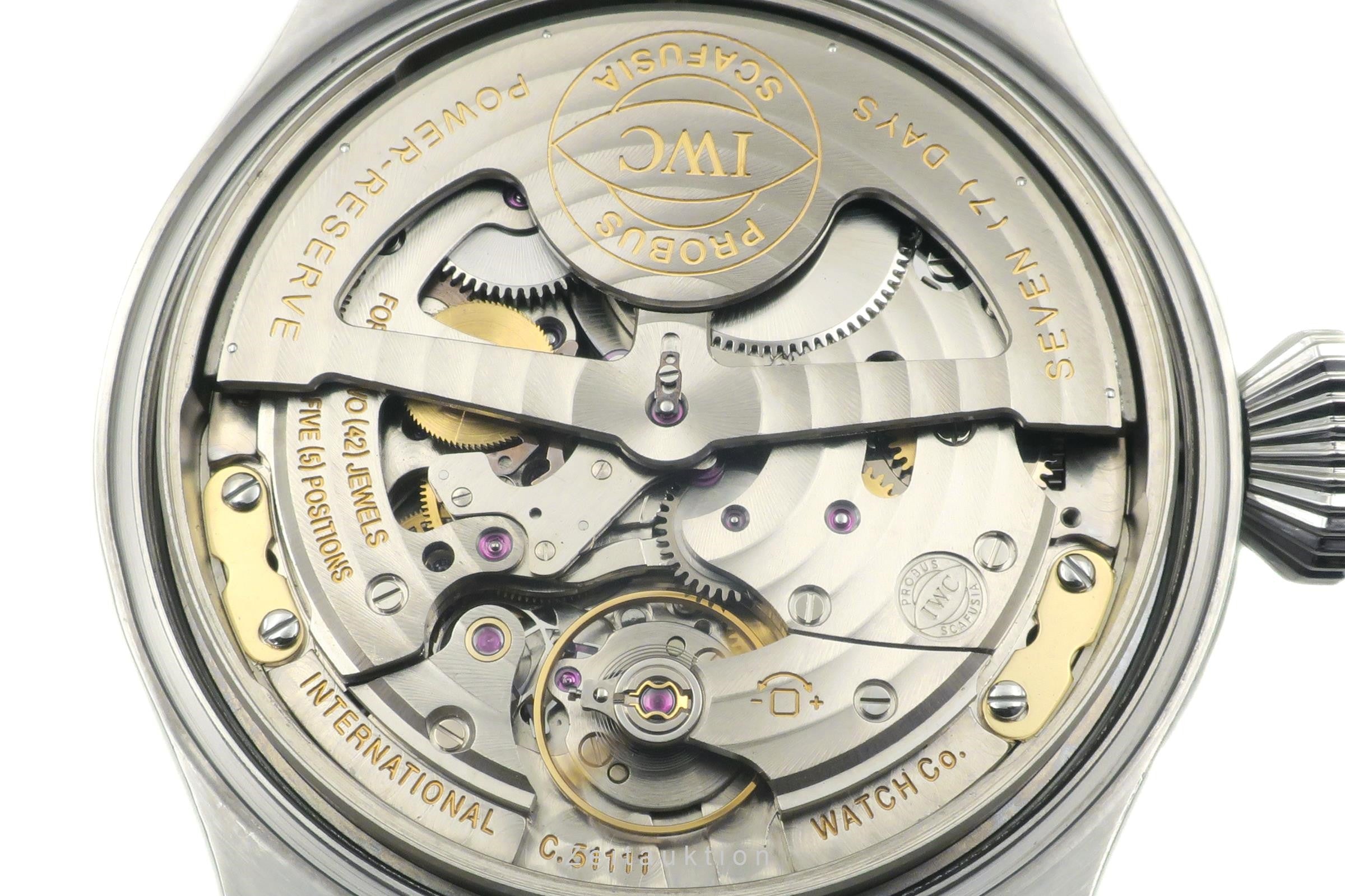 IWC Schaffhausen Big Pilot 7 Days Flieger Automatik Stahl Herrenuhr Ref. IW5004 [2304596]