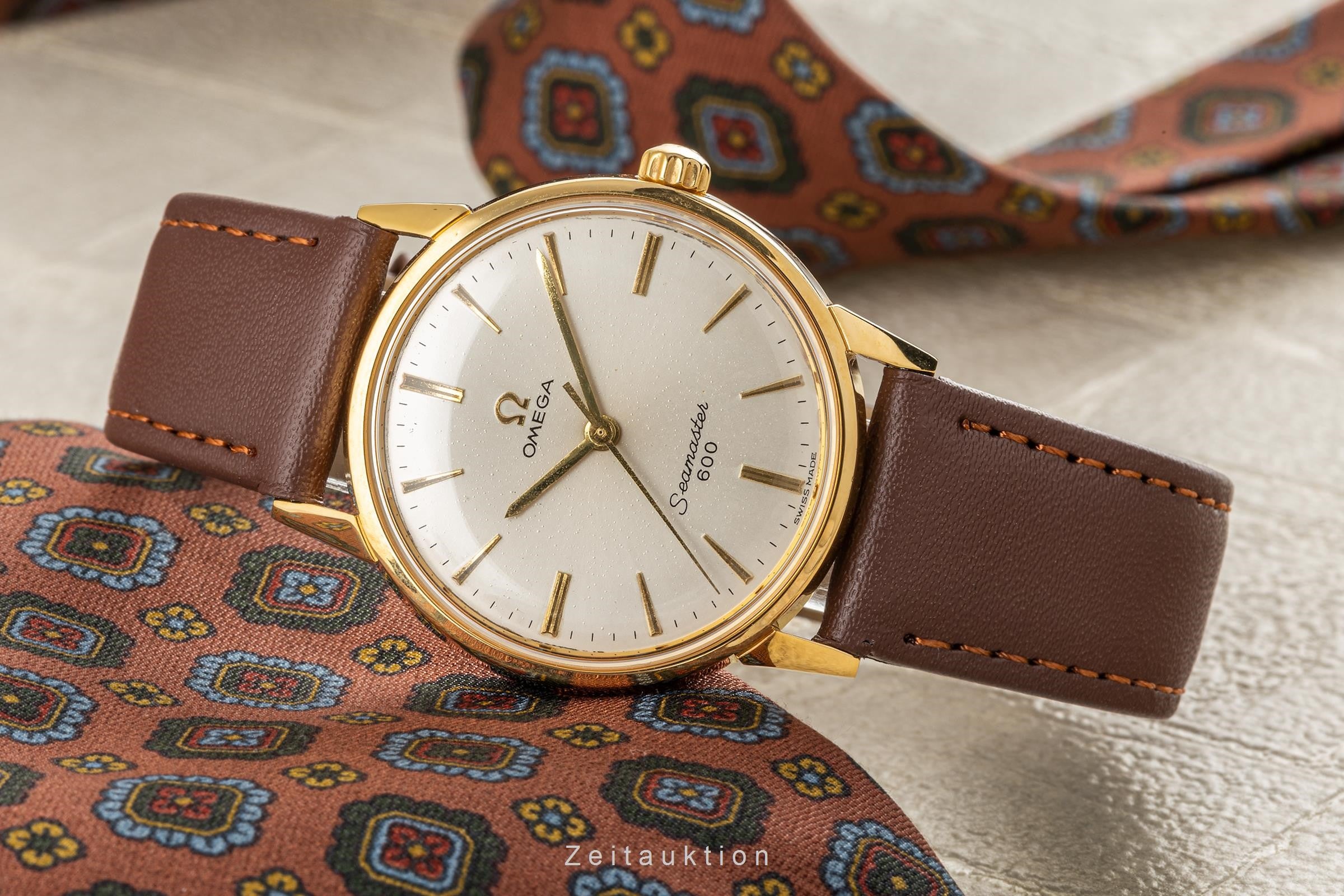 Omega Seamaster laiton doré à remontage manuel montre pour hommes 135.012  [2304609]