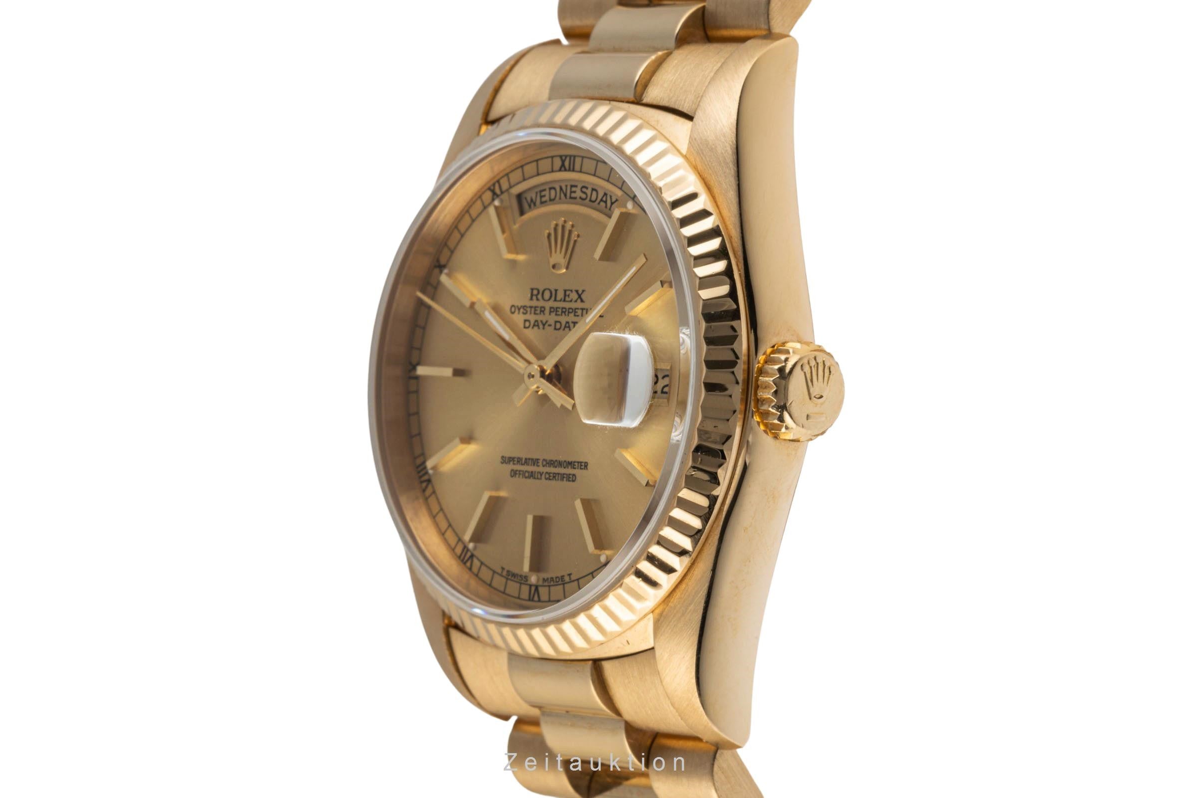 Rolex Day-Date 36 18k (0,750) Gold English Day Automatik Ref 18238 VP: 34400,- € [2304622]