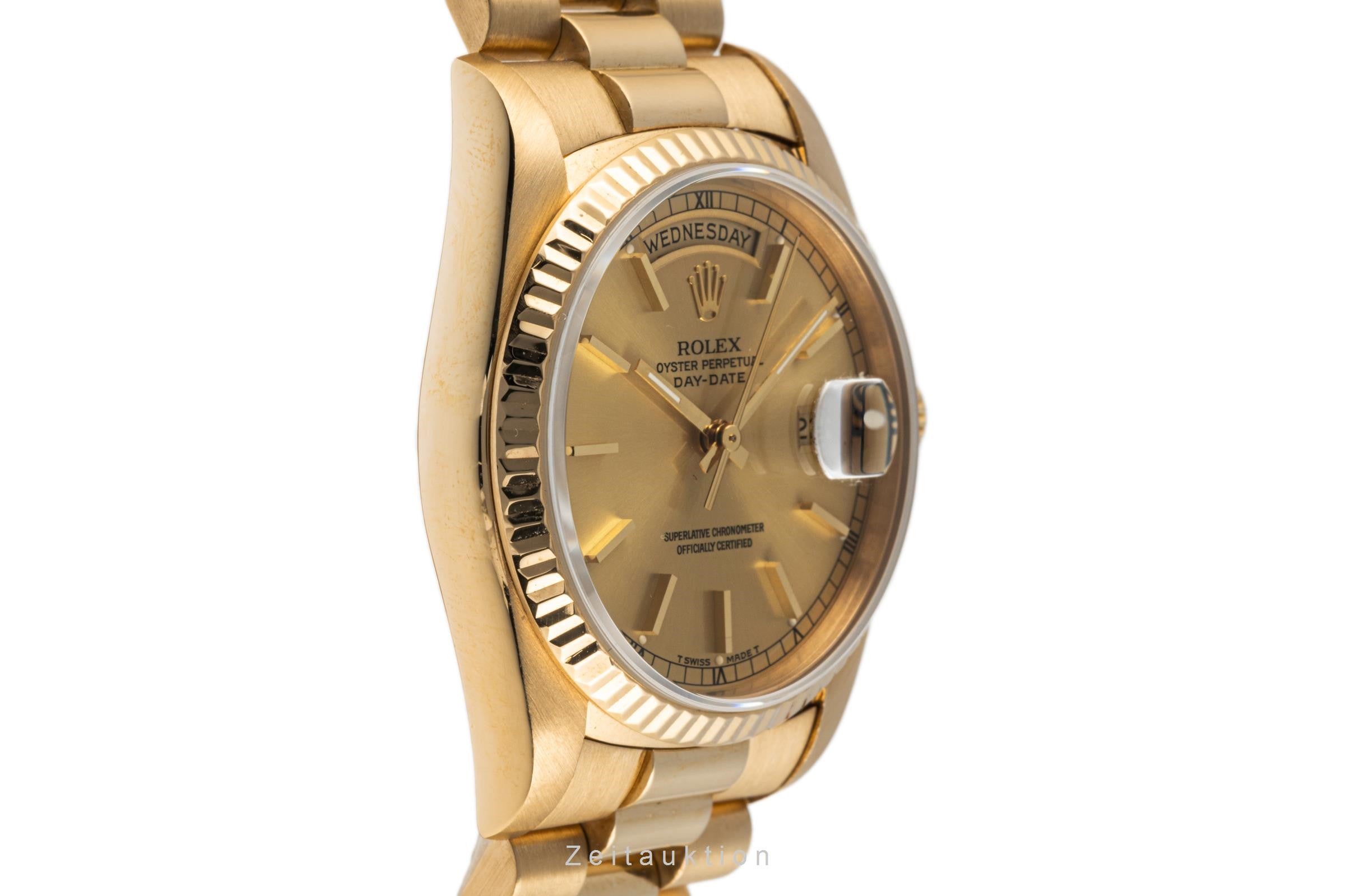 Rolex Day-Date 36 18k (0,750) Gold English Day Automatik Ref 18238 VP: 34400,- € [2304622]