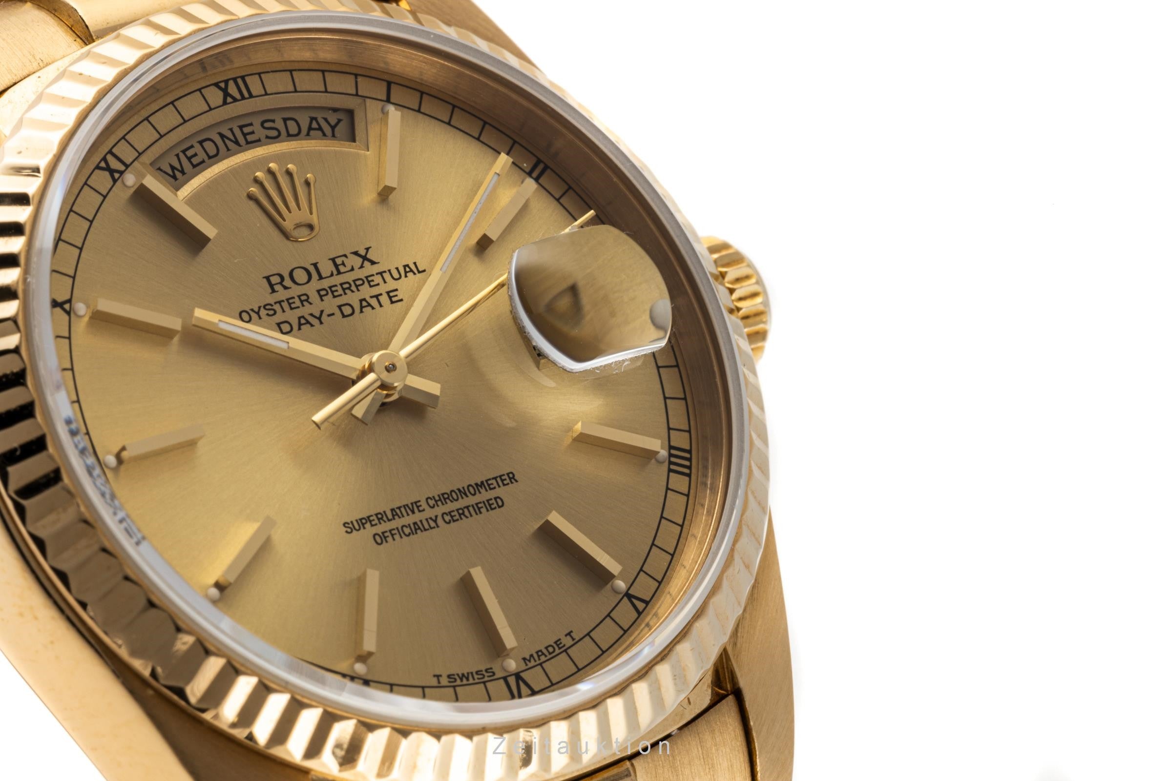 Rolex Day-Date 36 18k (0,750) Gold English Day Automatik Ref 18238 VP: 34400,- € [2304622]