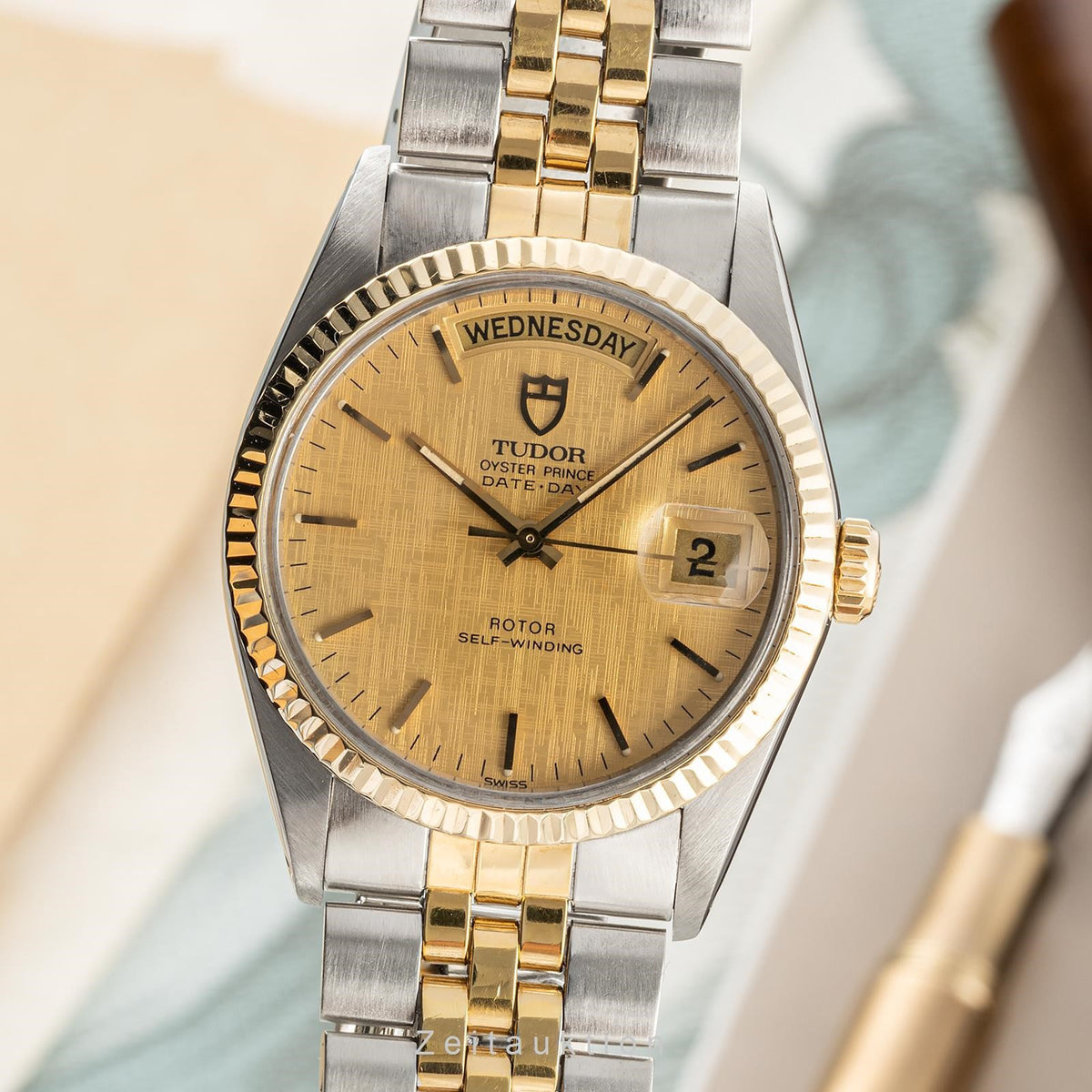 Tudor Date-Day acier or automatique 94613 2304626