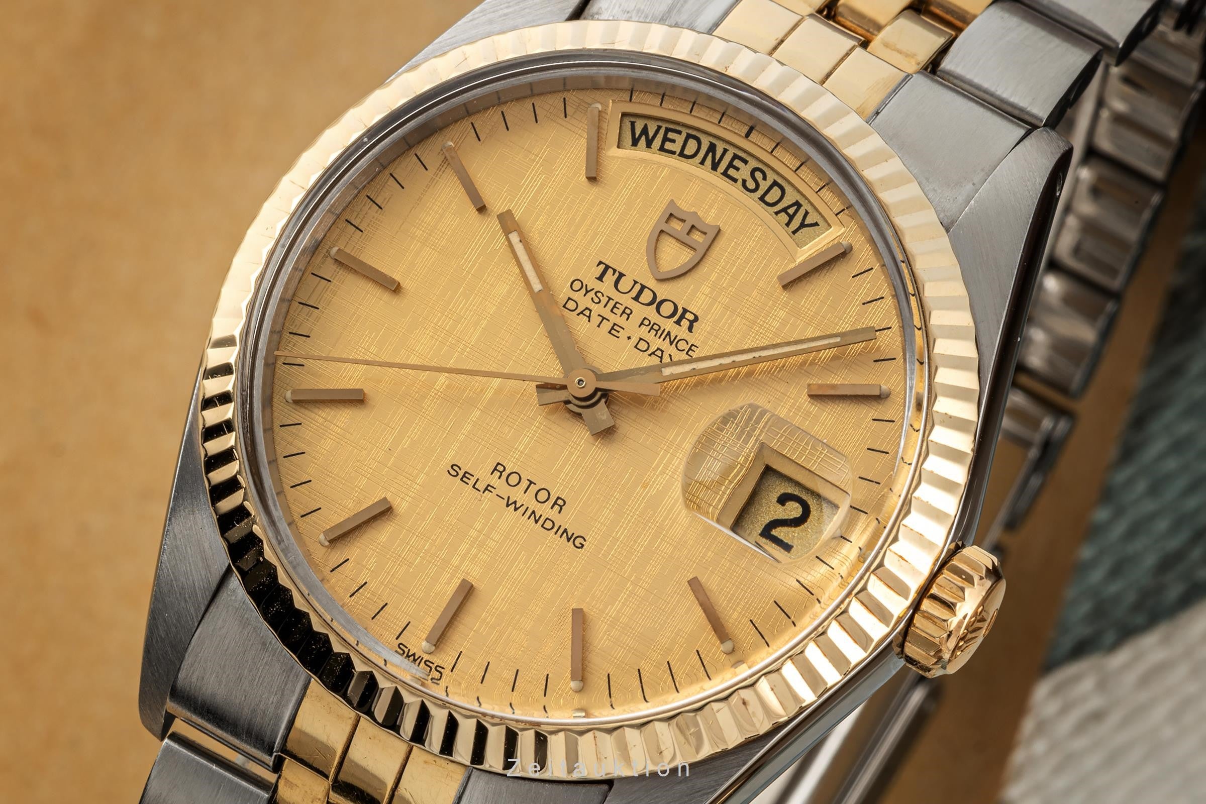 Tudor Date-Day acier / or  automatique montre pour hommes 94613  [2304626]