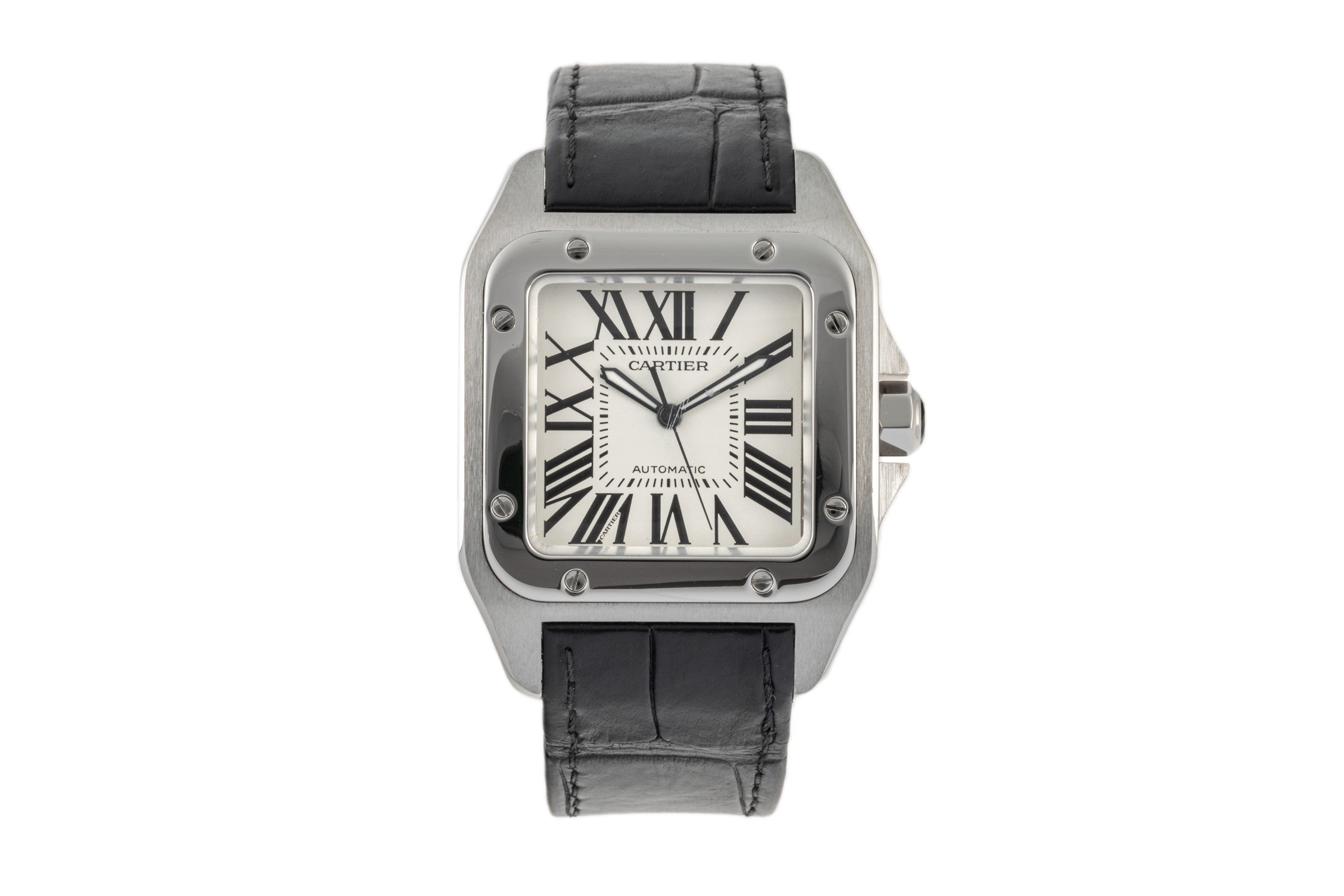 Cartier Santos 100 XL Edelstahl Automatik Herrenuhr Ref. 2656 W20073X8 VP: 7200€ [2304640]