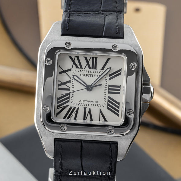 Cartier Santos 100 acero automático 049 2656, W20073X8