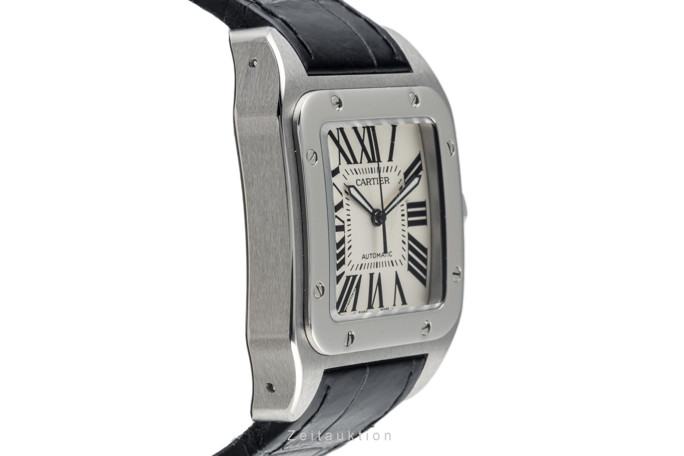 Cartier Santos 100 XL Edelstahl Automatik Herrenuhr Ref. 2656 W20073X8 VP: 7200€ [2304640]