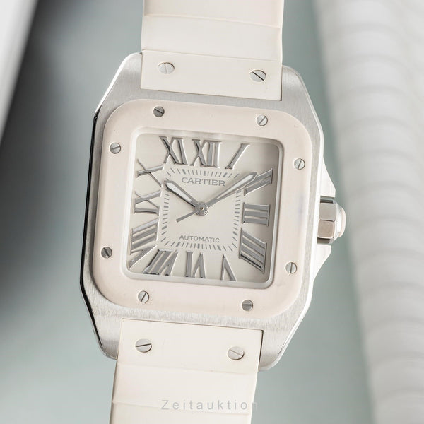 Cartier Santos 100 acier automatique unisexe W20122U2, 2878  [2304646]