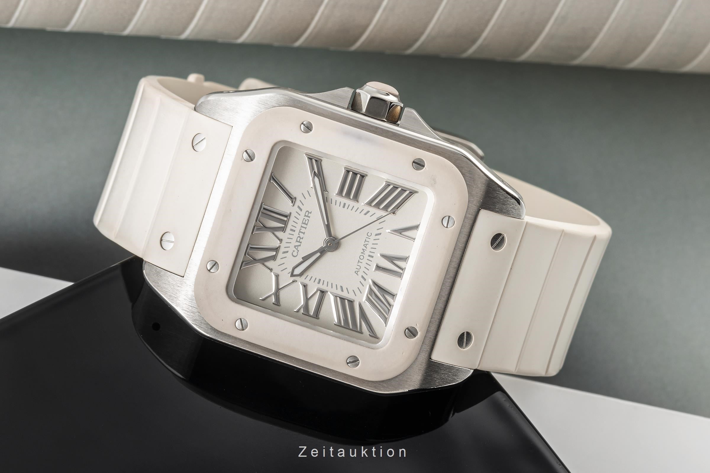 Cartier Santos 100 acier automatique unisexe W20122U2, 2878  [2304646]