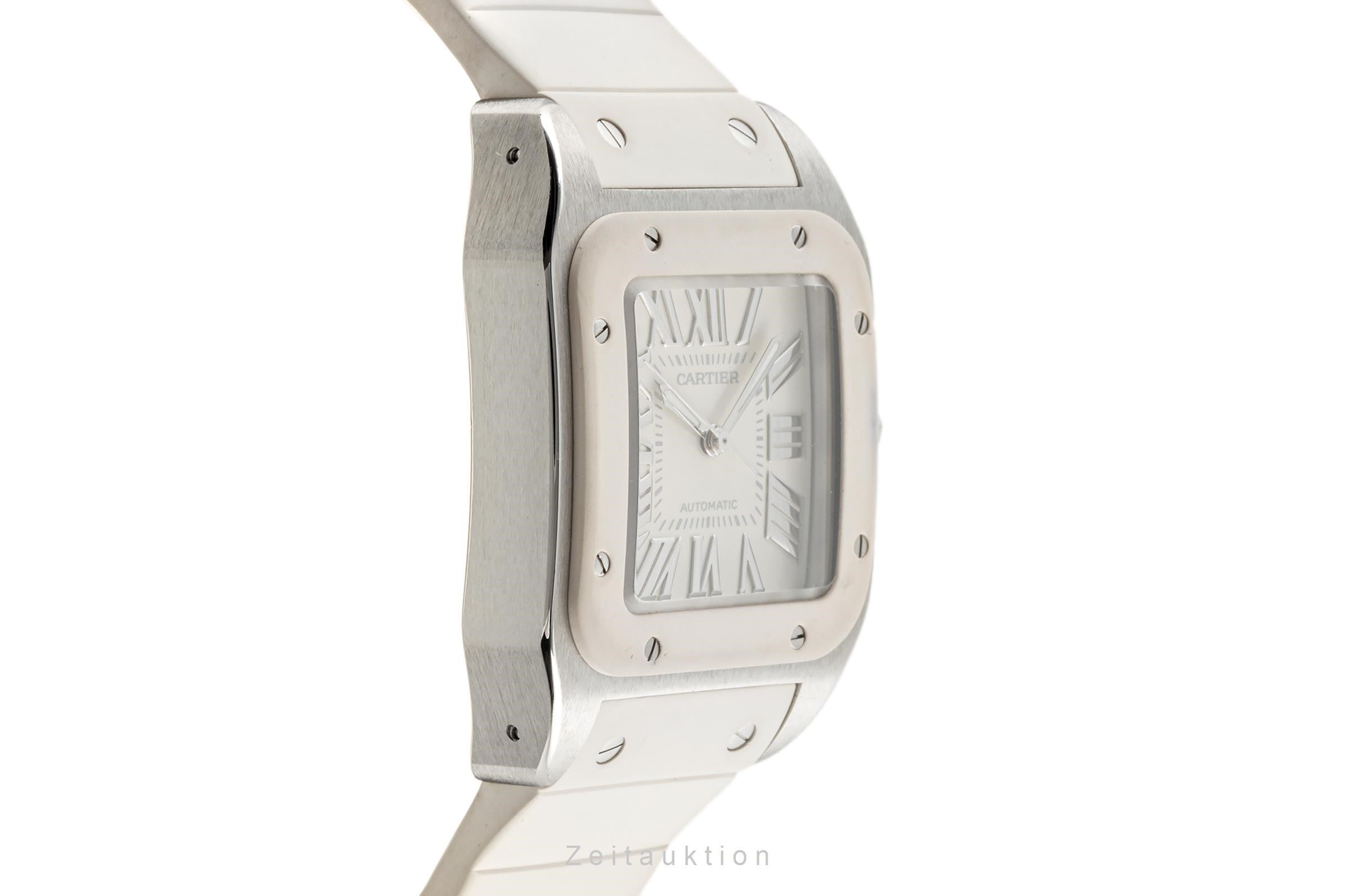 Cartier Santos 100 acier automatique unisexe W20122U2, 2878  [2304646]