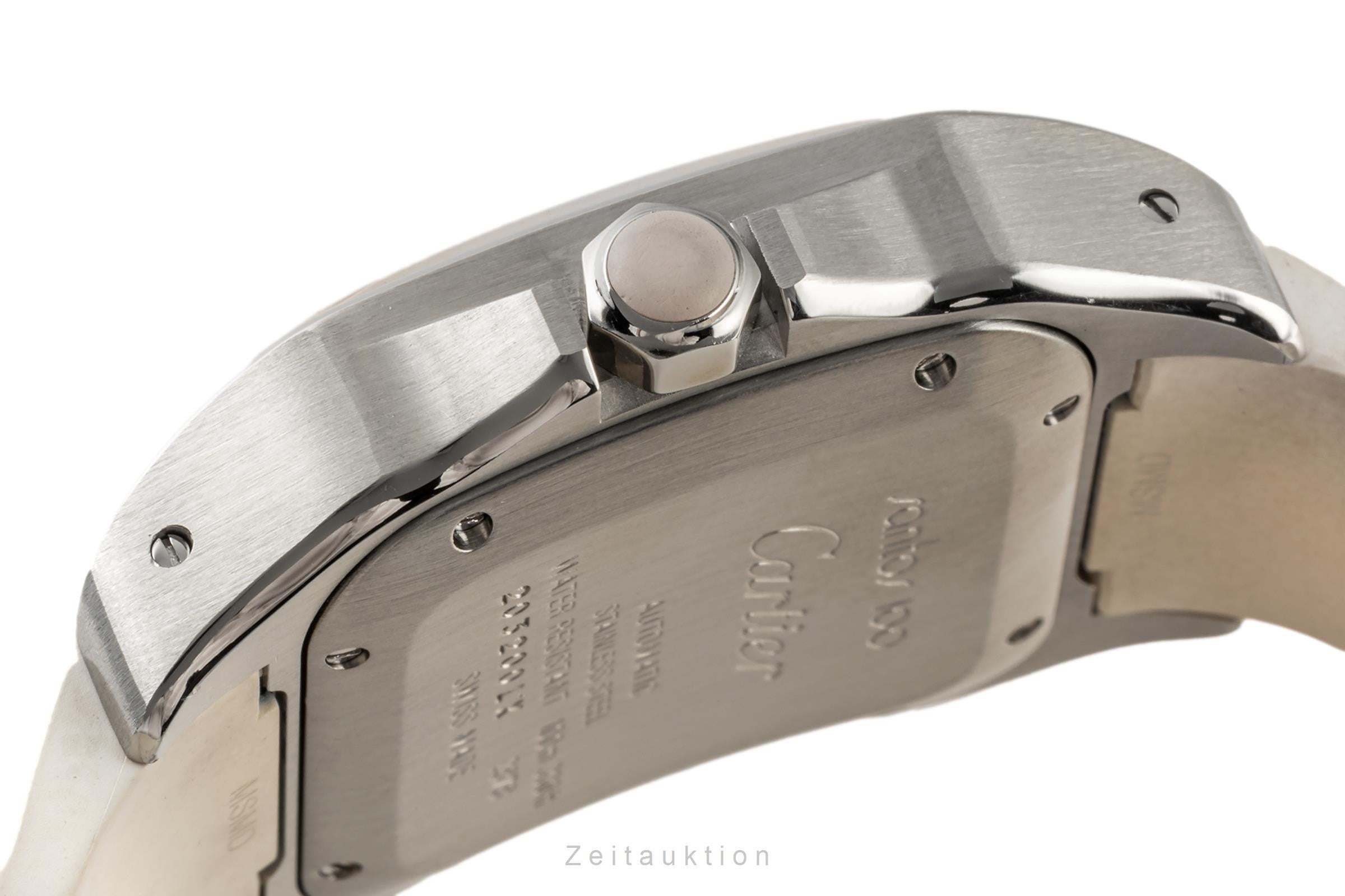 Cartier Santos 100 acier automatique unisexe W20122U2, 2878  [2304646]
