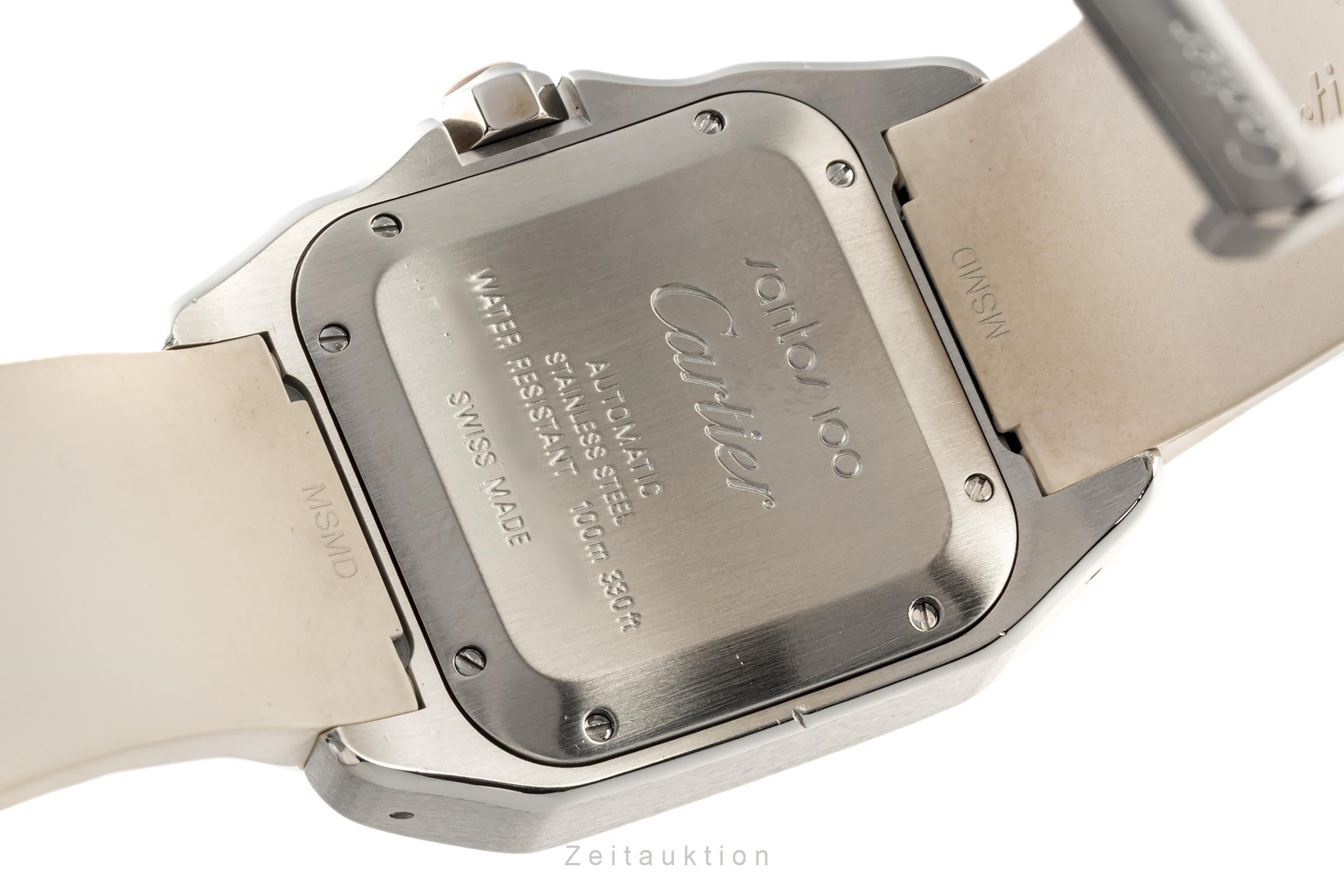 Cartier Santos 100 acier automatique unisexe W20122U2, 2878  [2304646]