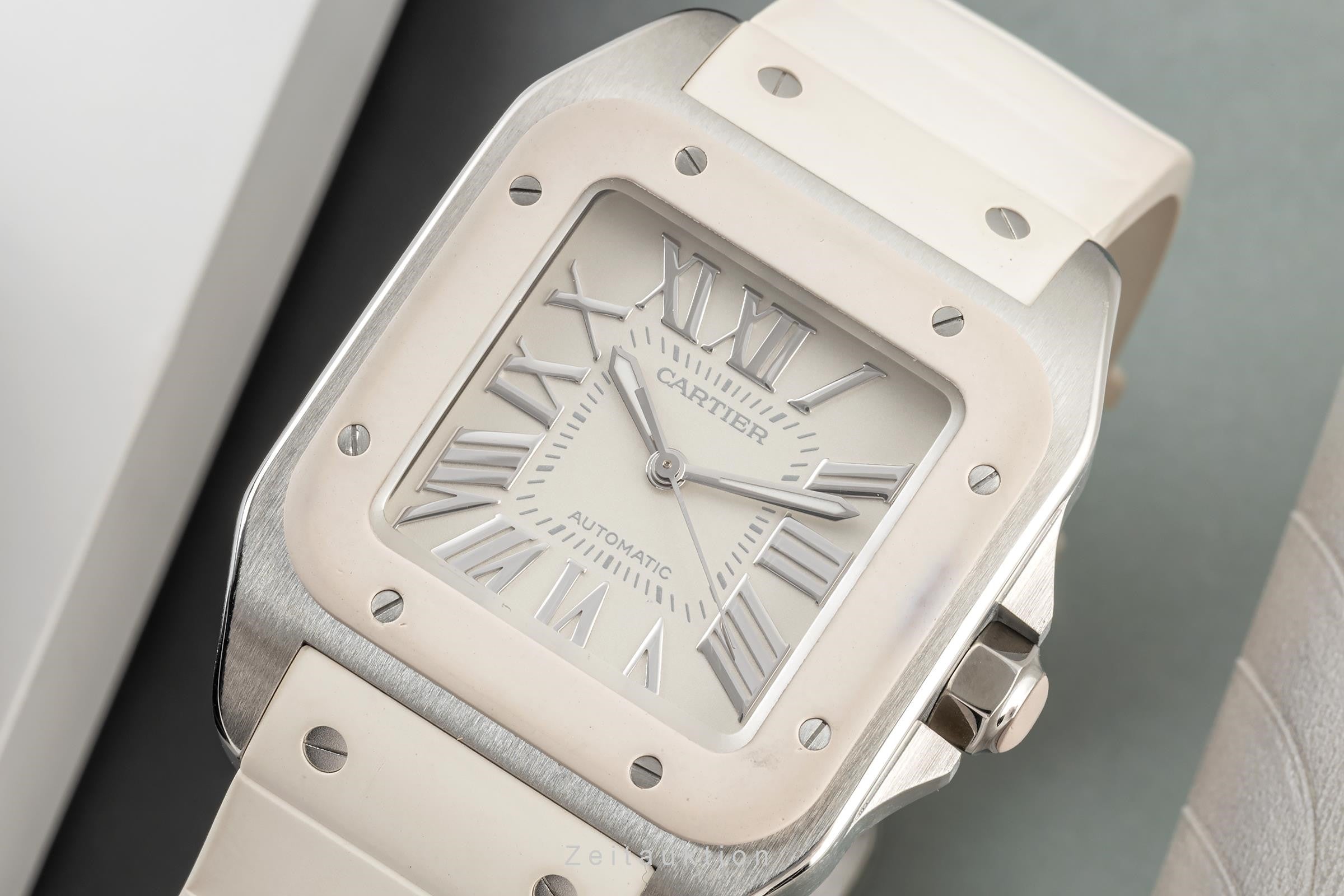 Cartier Santos 100 steel automatic Kal. 076 Ref. W20122U2, 2878