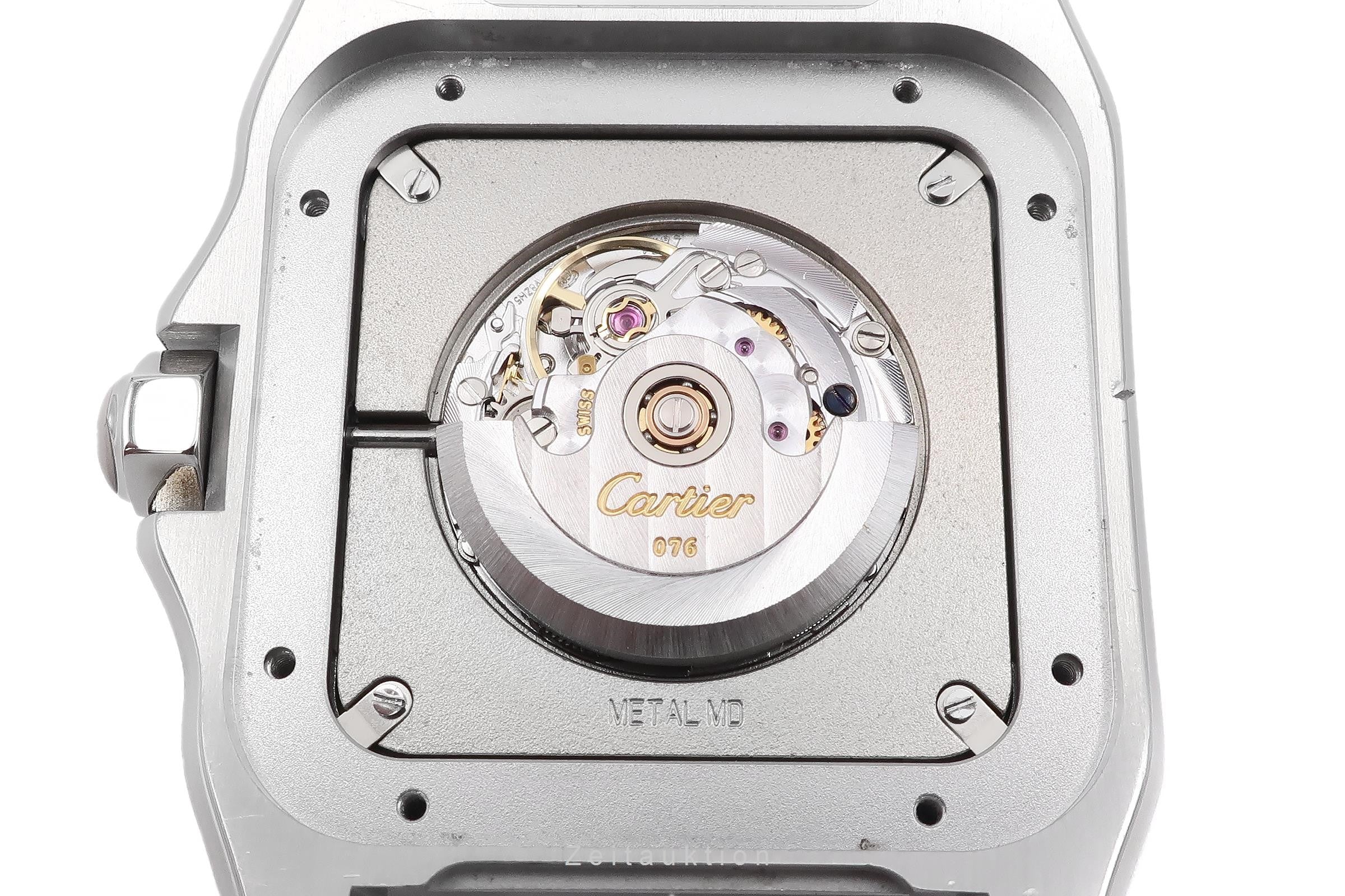 Cartier Santos 100 acier automatique unisexe W20122U2, 2878  [2304646]