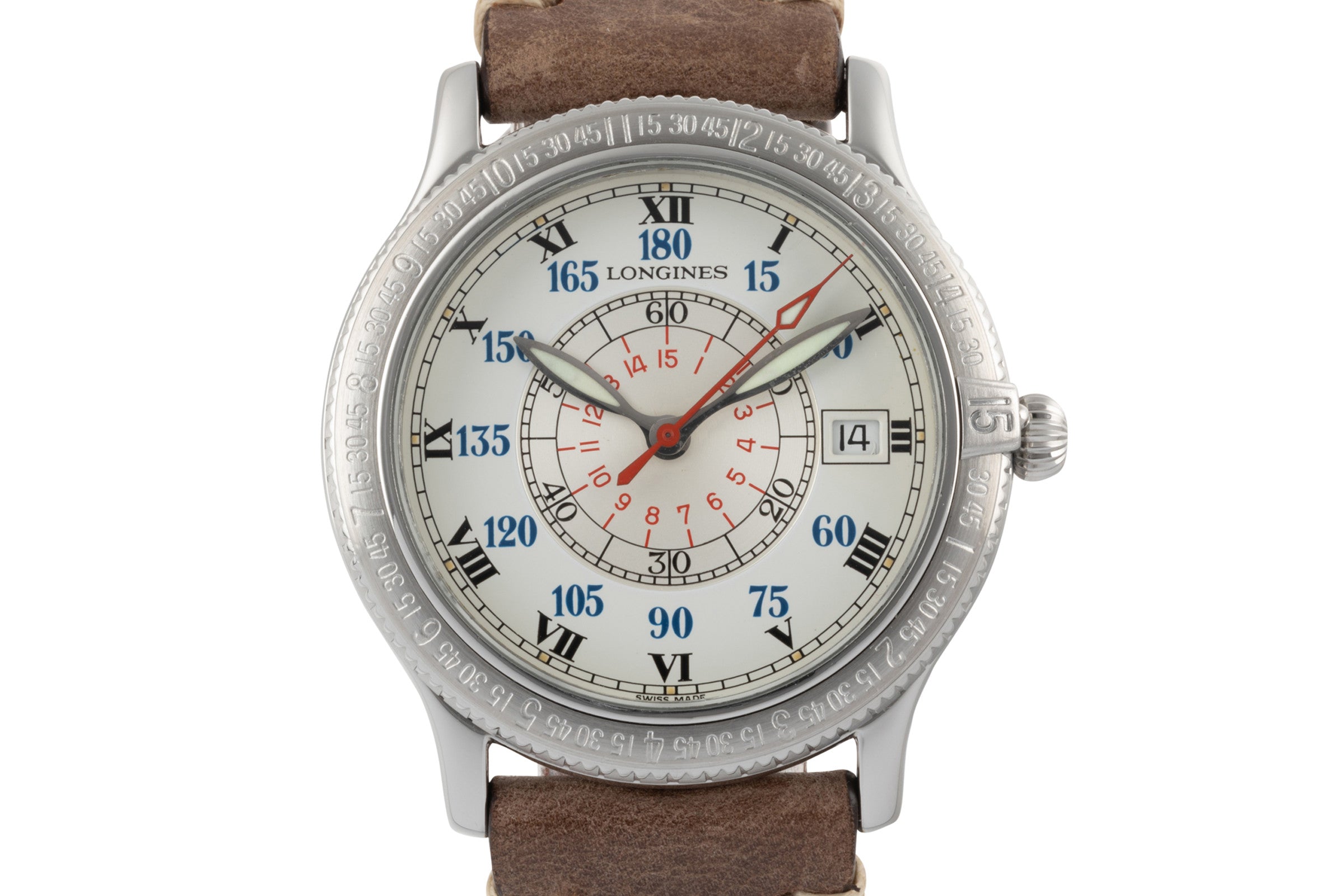Longines Lindbergh Stundenwinkel acciaio automatismo orologio da uomo L2.617.4  [2304649]