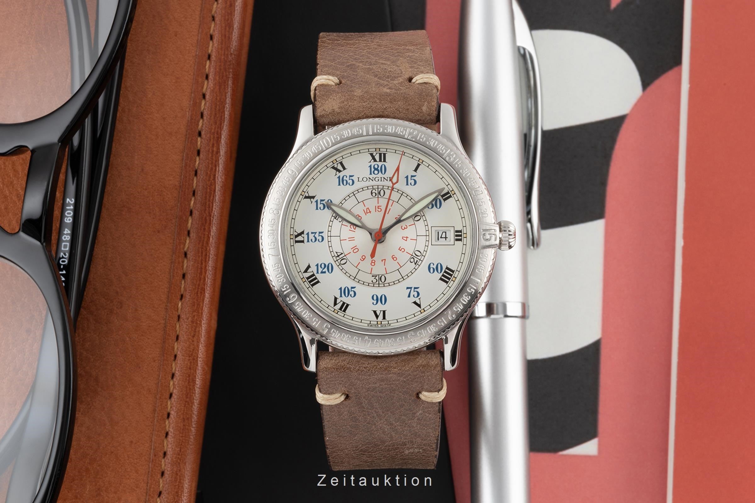 Longines Lindbergh Stundenwinkel acciaio automatismo orologio da uomo L2.617.4  [2304649]