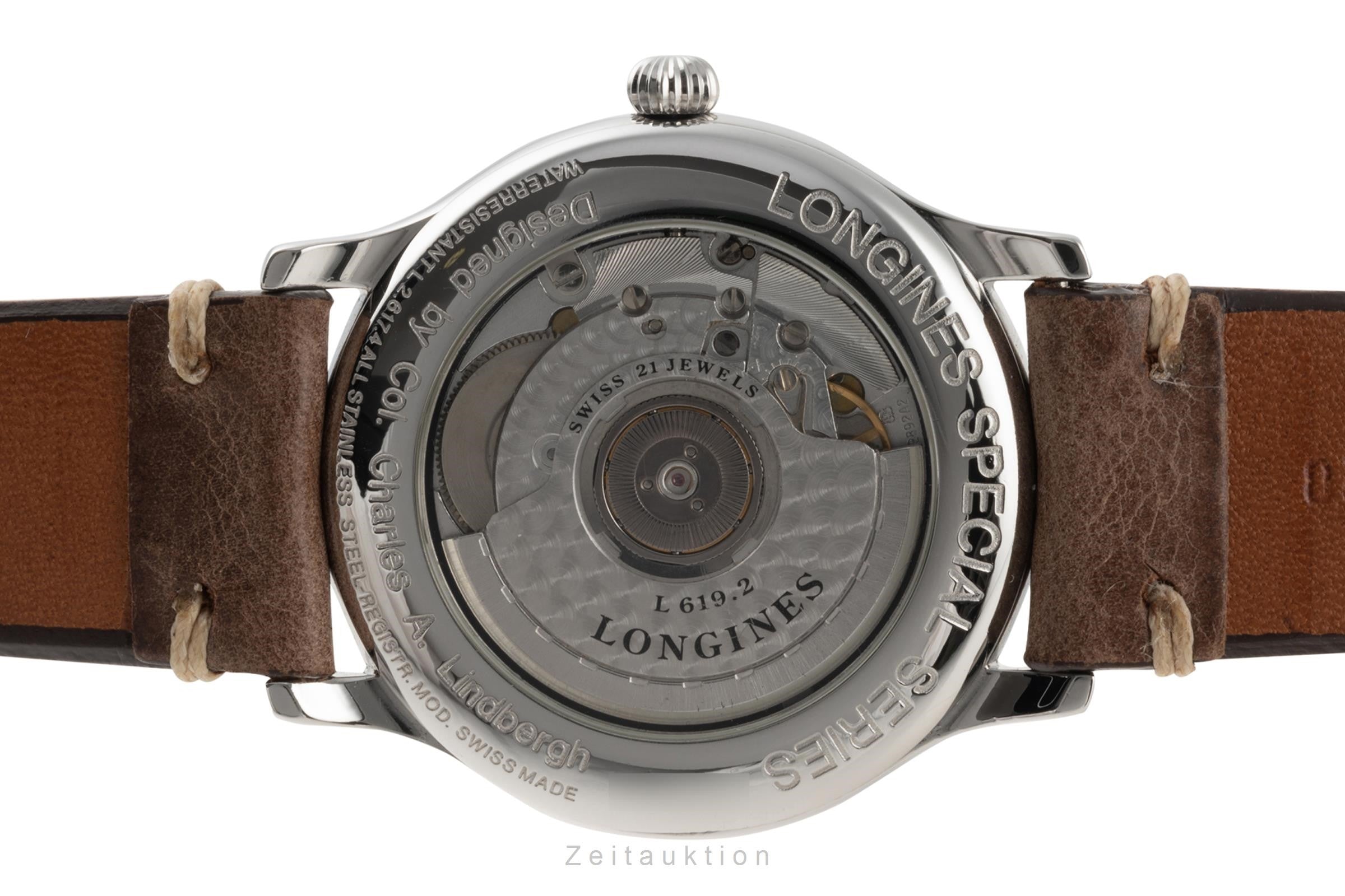 Longines Lindbergh Stundenwinkel acciaio automatismo orologio da uomo L2.617.4  [2304649]