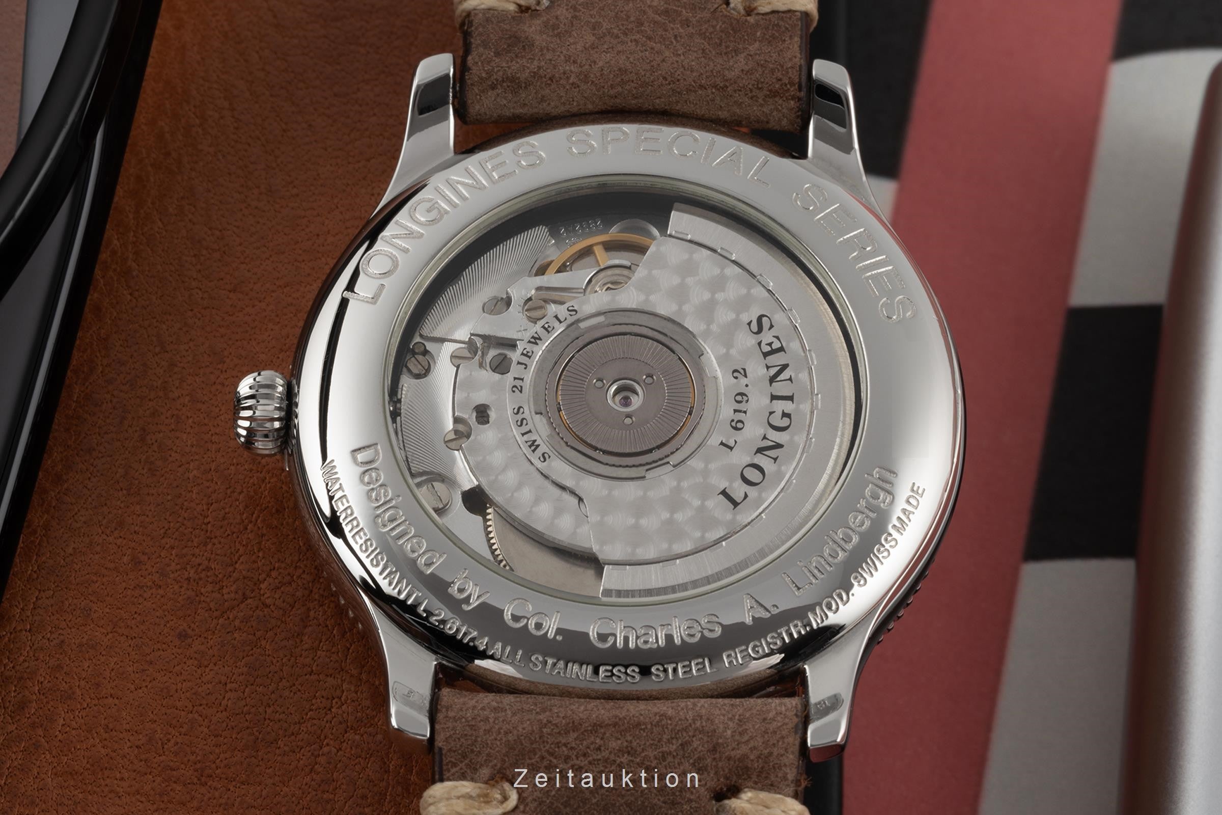 Longines Lindbergh Stundenwinkel acciaio automatismo orologio da uomo L2.617.4  [2304649]